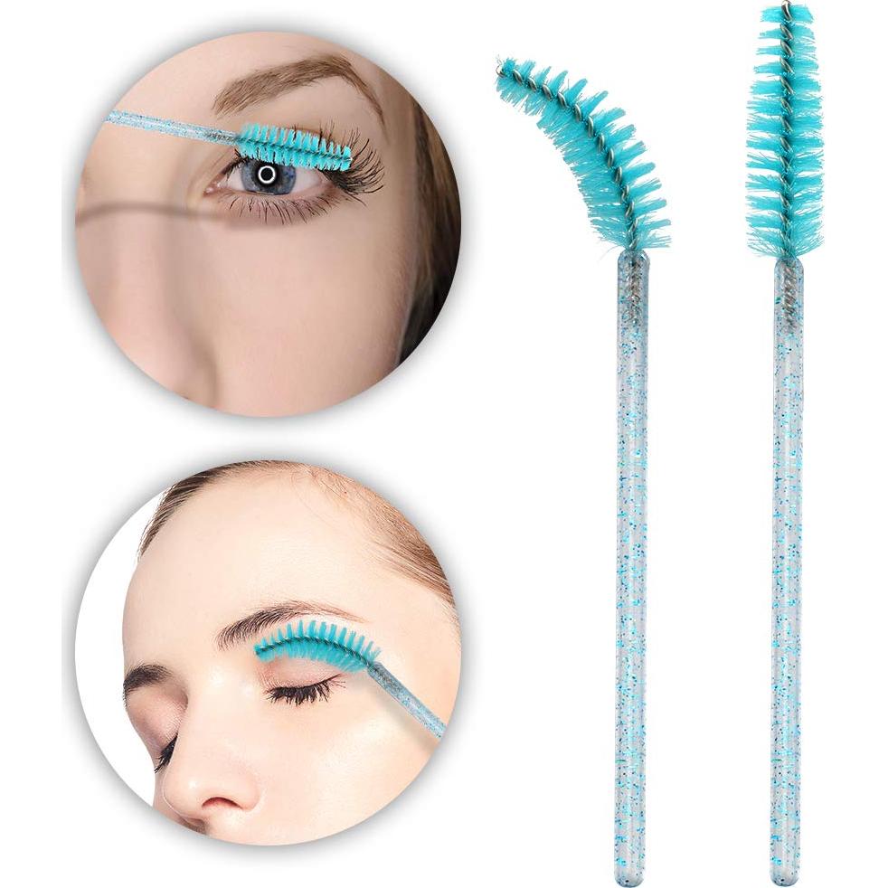 Cepillos de Pestañas G2PLUS 100pcs Desechables Azul Lago