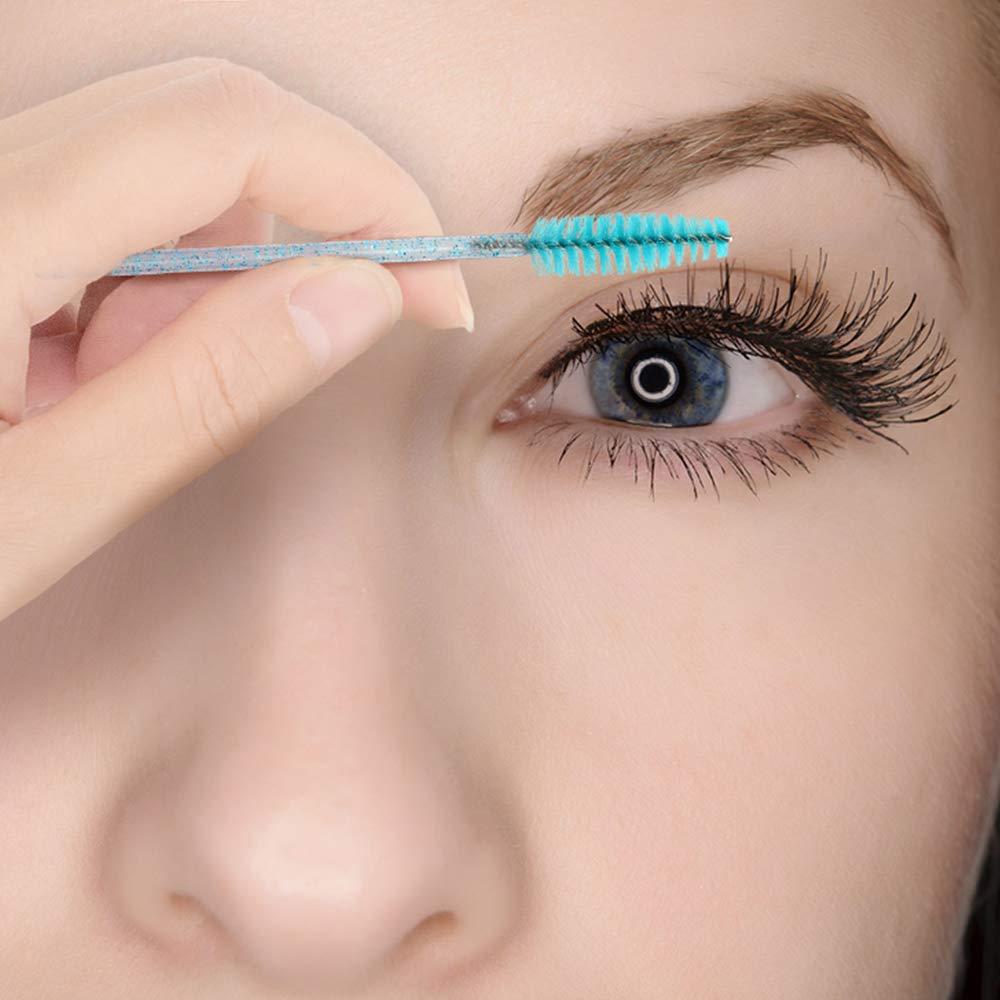 Cepillos de Pestañas G2PLUS 100pcs Desechables Azul Lago