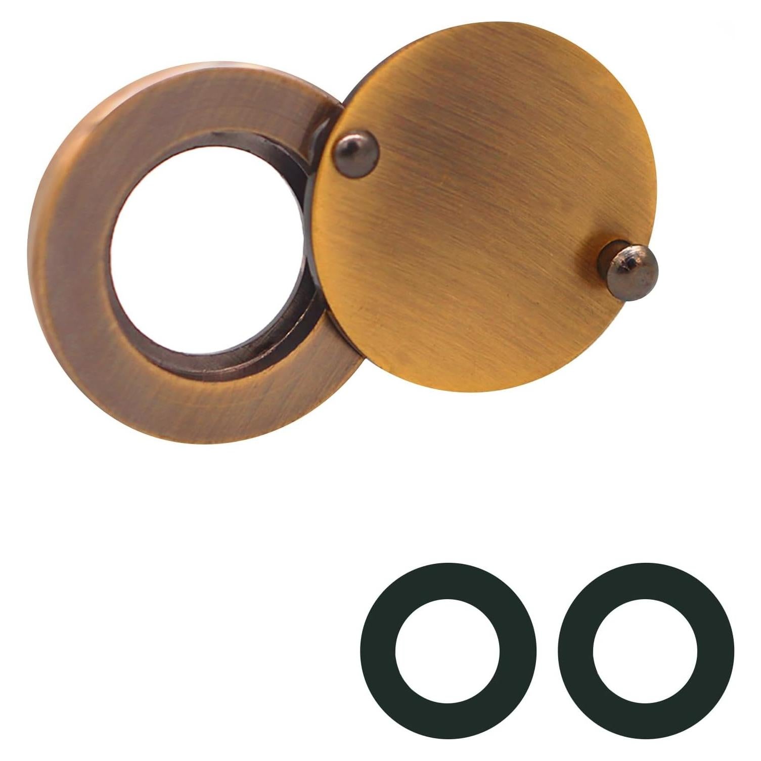 Cubierta de Mirilla de Latón HARDHAWK para Puerta - Bronce