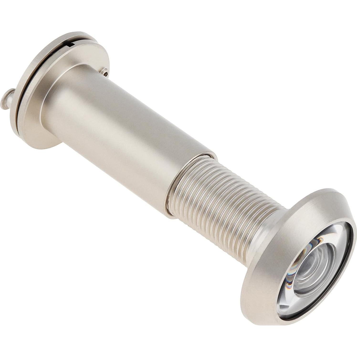 Mirilla de Puerta Latón Sólido 180 Grados Niquelado 14 mm