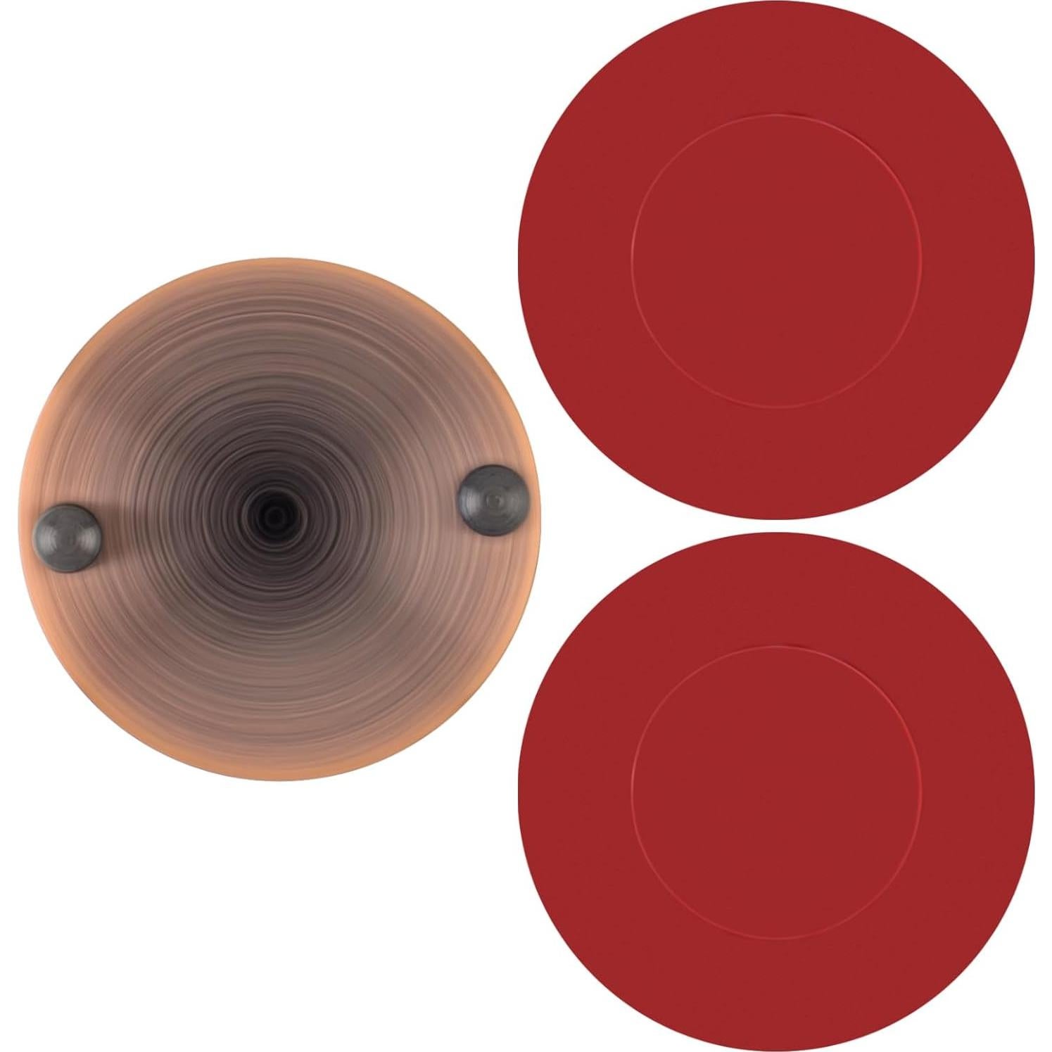 Cubierta de Mirilla de Latón Macizo HOJLKLD Cobre Antiguo 30mm