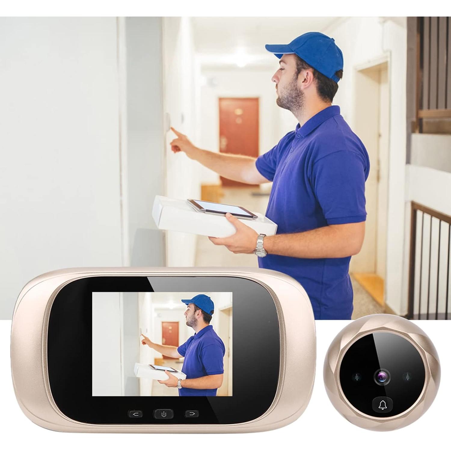 Cámara de Mirilla Timbre de Video Ciciglow 2.8" LCD Infrarroja