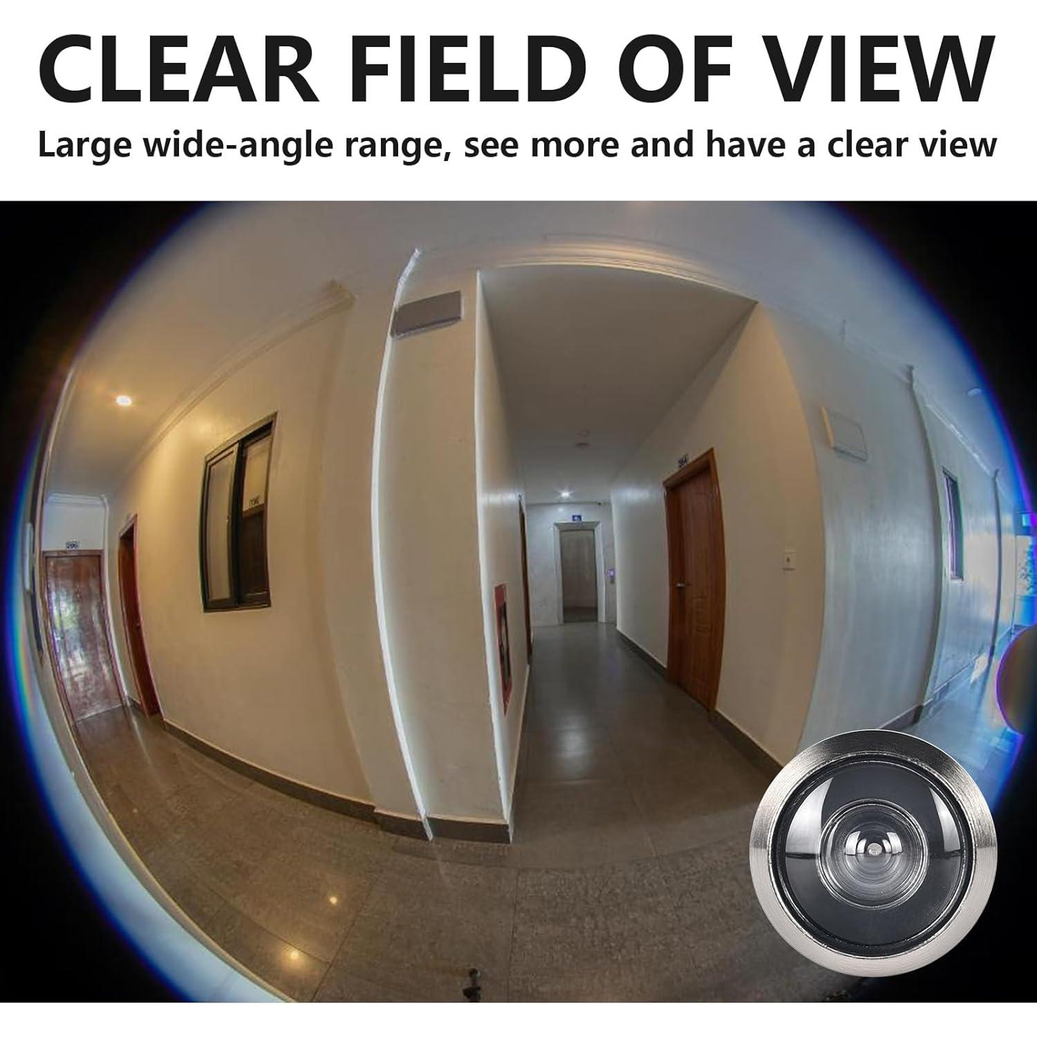 Mirilla de Puerta Funnytek 220 Grados Niquel Cepillado