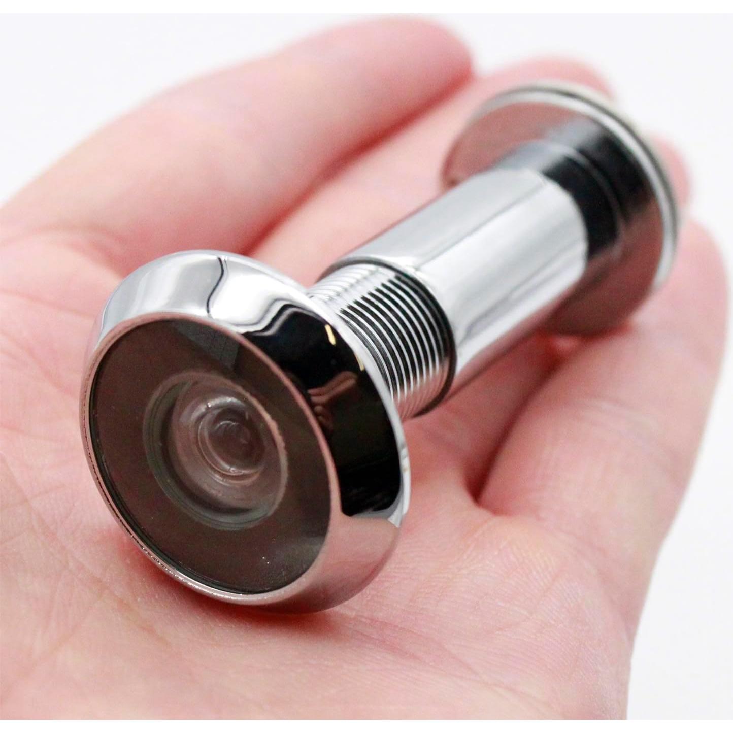 Visor de Puerta Frontal Gunagstar 200 Grados Negro 1 Paquete