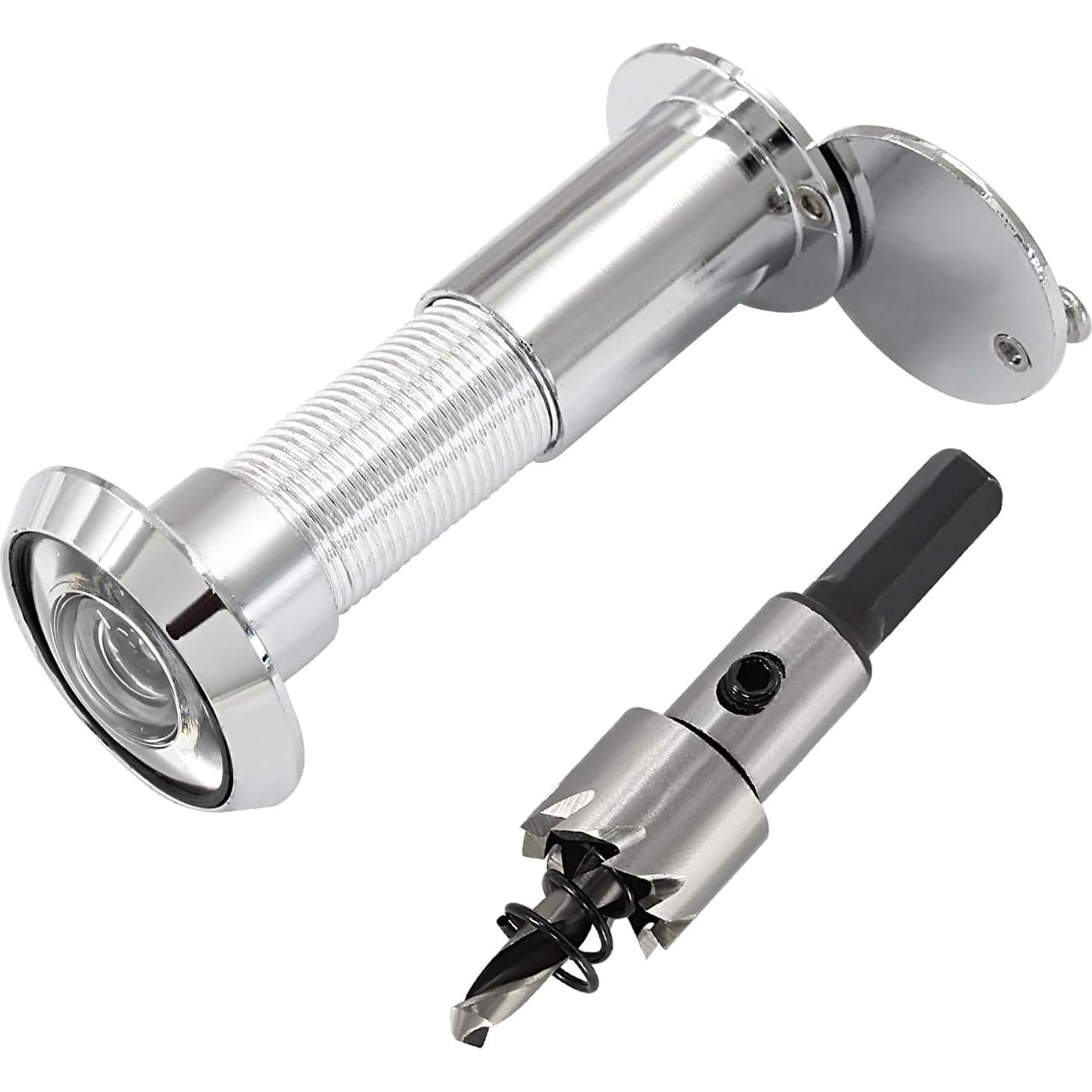 Mirilla de Puerta Waziaqoc Níquel Cepillado Ajustable 3.9-5.9cm