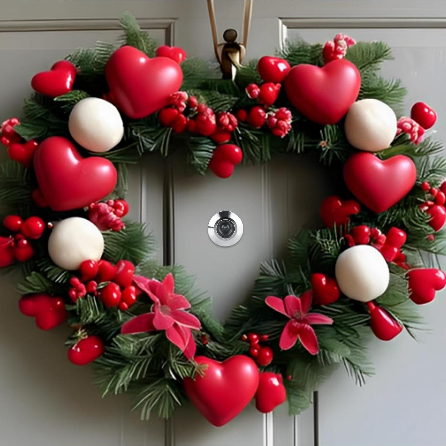 Paquete de 4 Mirillas de 220 Grados LDXDRU para Puertas de 52-78mm