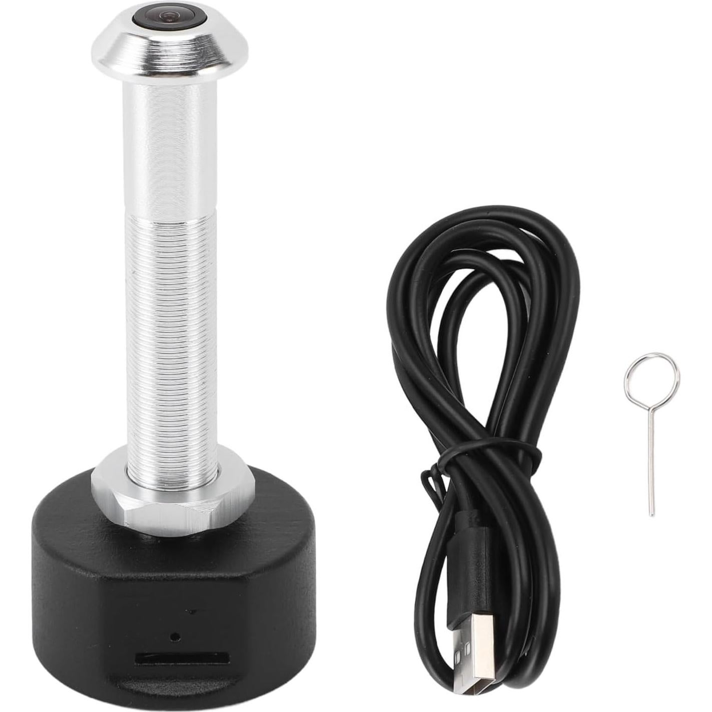 Cámara de Mirilla Inalámbrica Genérica 1080P HD Plata