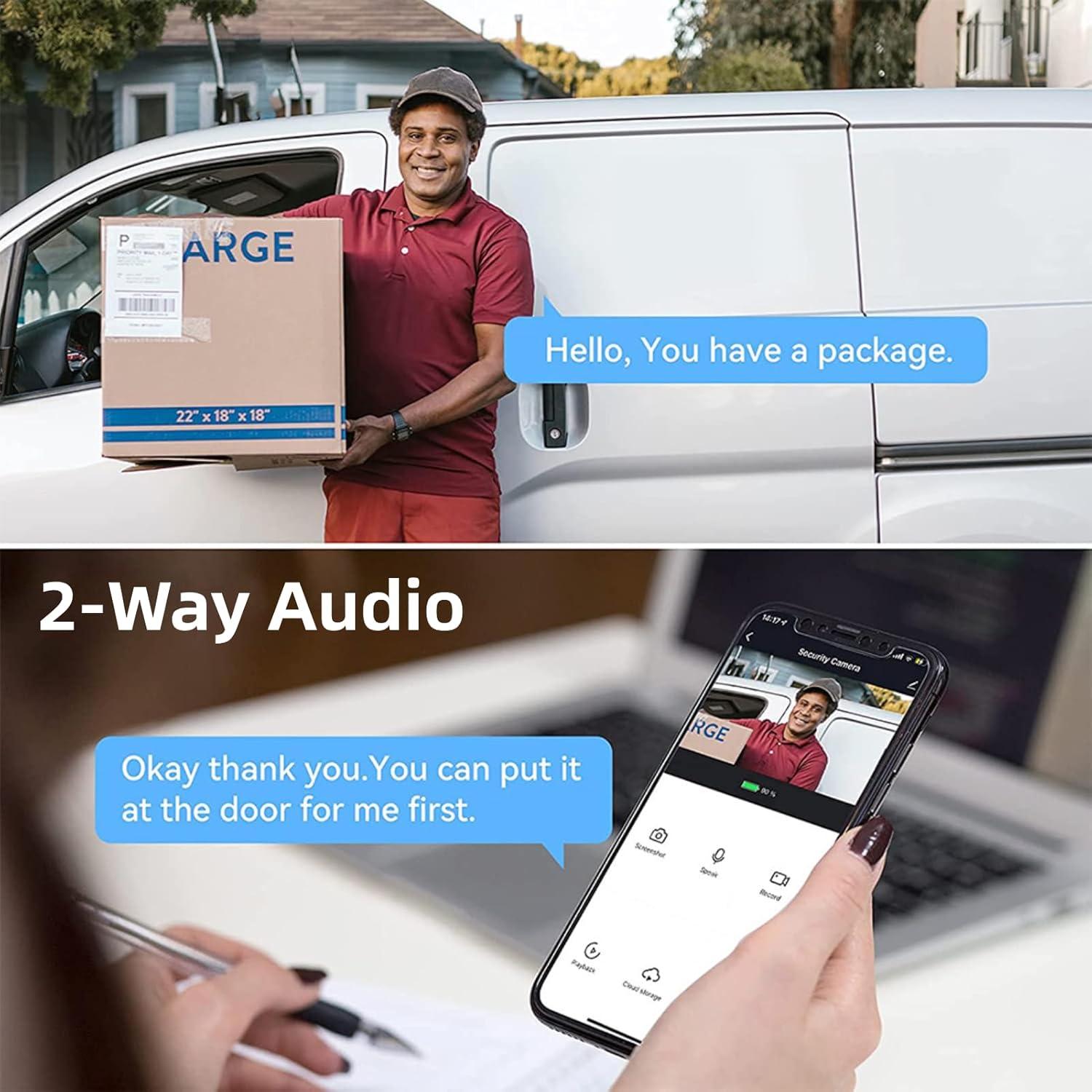 Mirilla Digital Diyeeni 1080P con Monitor 4.3" y Visión Nocturna