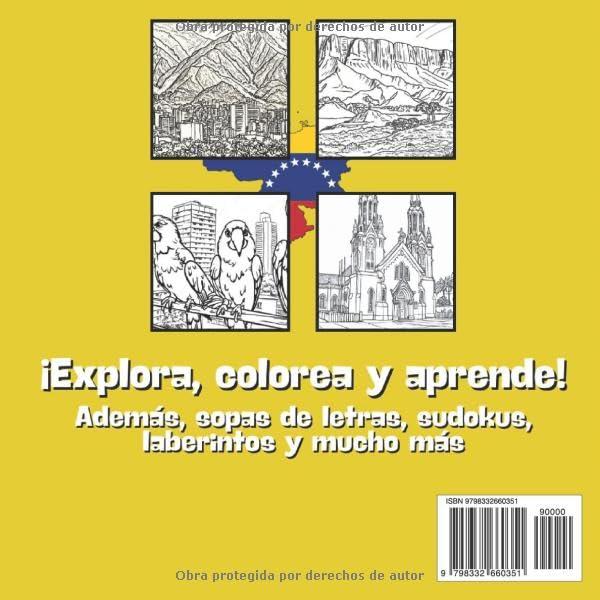 Colorea y Descubre Venezuela (Spanish Edition)