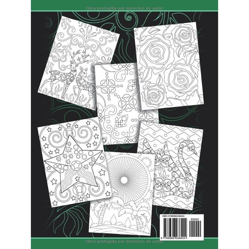 Libro de Colorear para Adultos Volumen 2: 40 Patrones Relajantes y Antiestrés (Colección de Terapia Artística Antiestrés) (Spanish Edition)