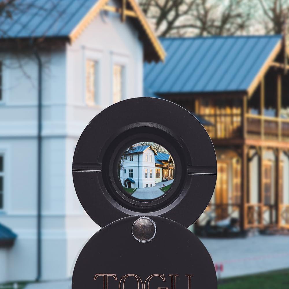 Mirilla de Latón Macizo TOGU TG3016YG-BC con Lente HD 220°