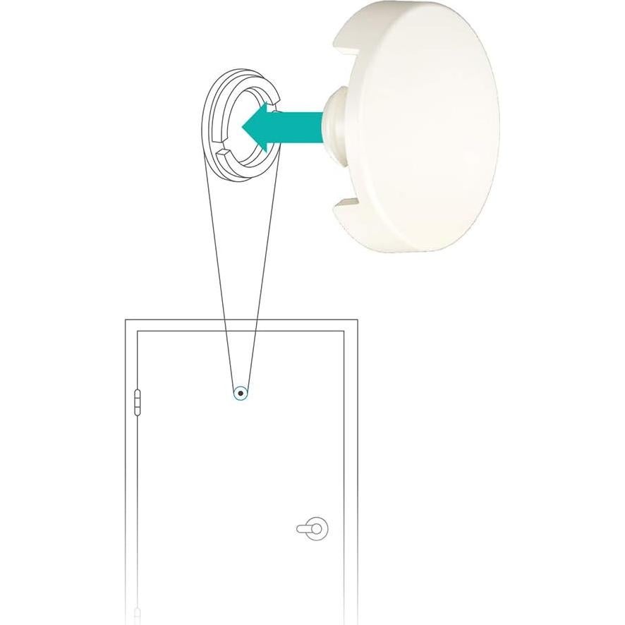 Cubierta de Privacidad para Mirilla Prime-Line S 5084, 2 Piezas