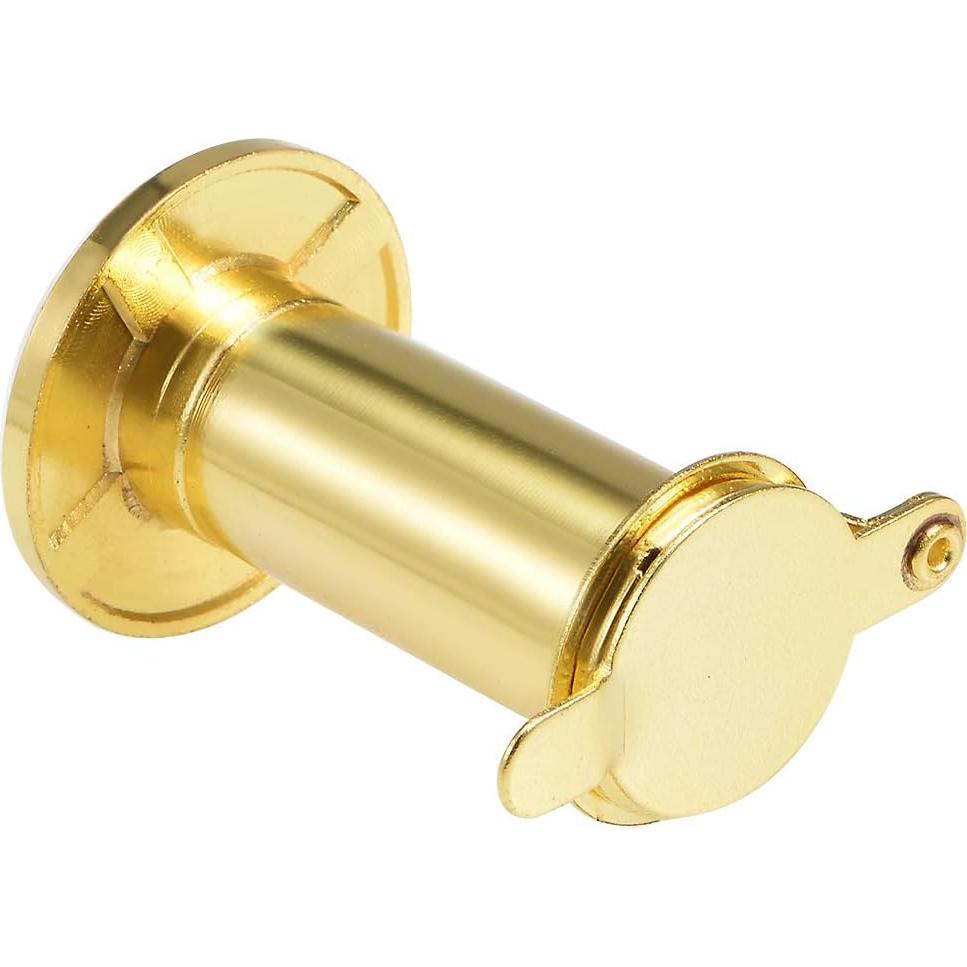 Mirador de Puerta Latón Dorado 220 Grados 37-55mm uxcell