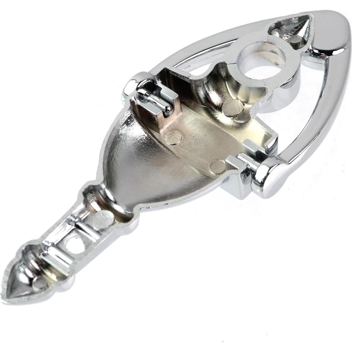 Agujero de puerta y mirador Antrader 160° níquel satinado