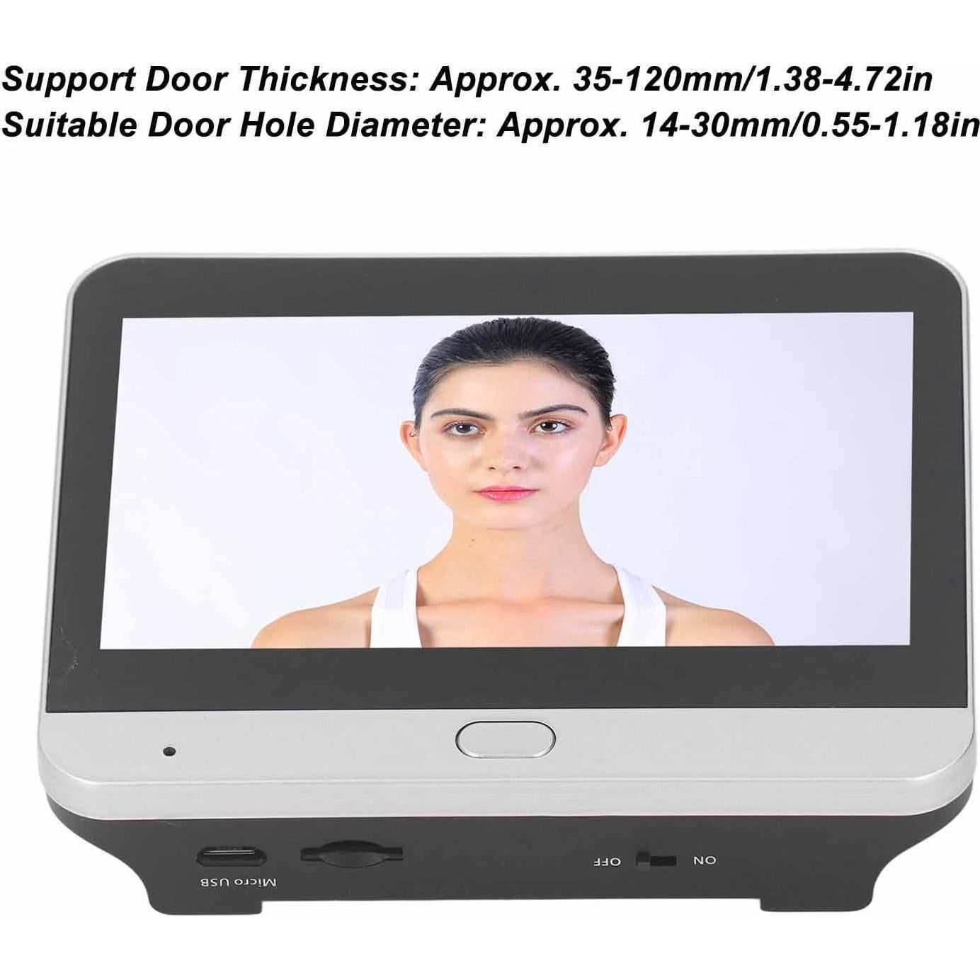 Cámara de Mirilla Yunir SY 36 1080P con Intercomunicador