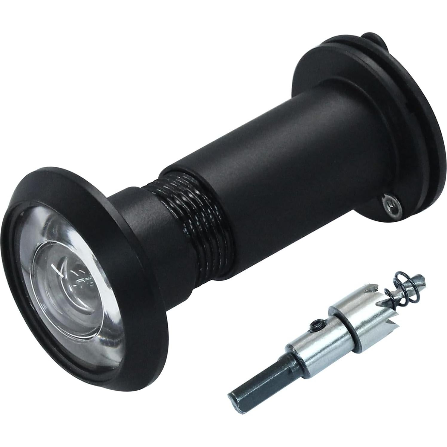 Mirilla de Privacidad Giratoria Seimneire - 220° - Negro - 2 Piezas