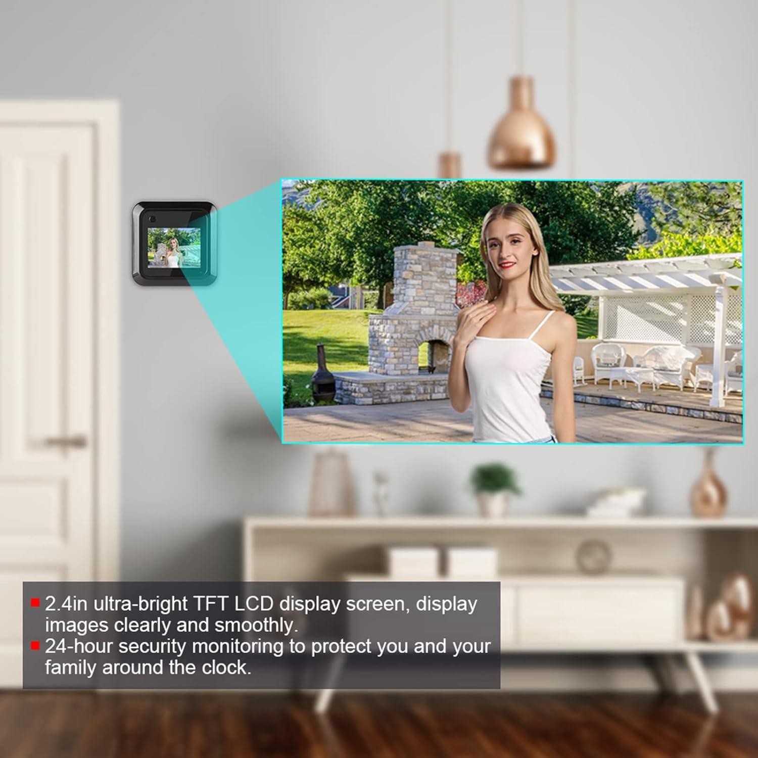 Visor de Puerta Digital Genérico 2.4" Pantalla TFT LCD 0.3MP