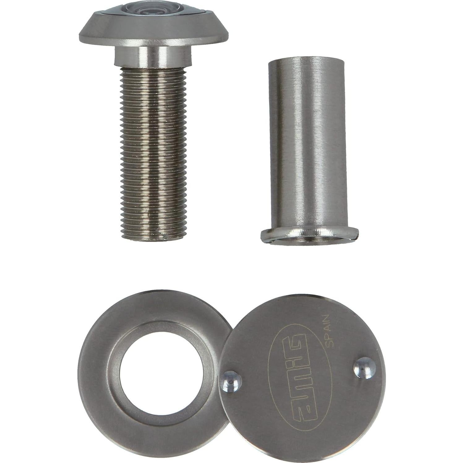 Mirilla de Super Ángulo Amig para Puertas 35-60 mm Cromo Mate