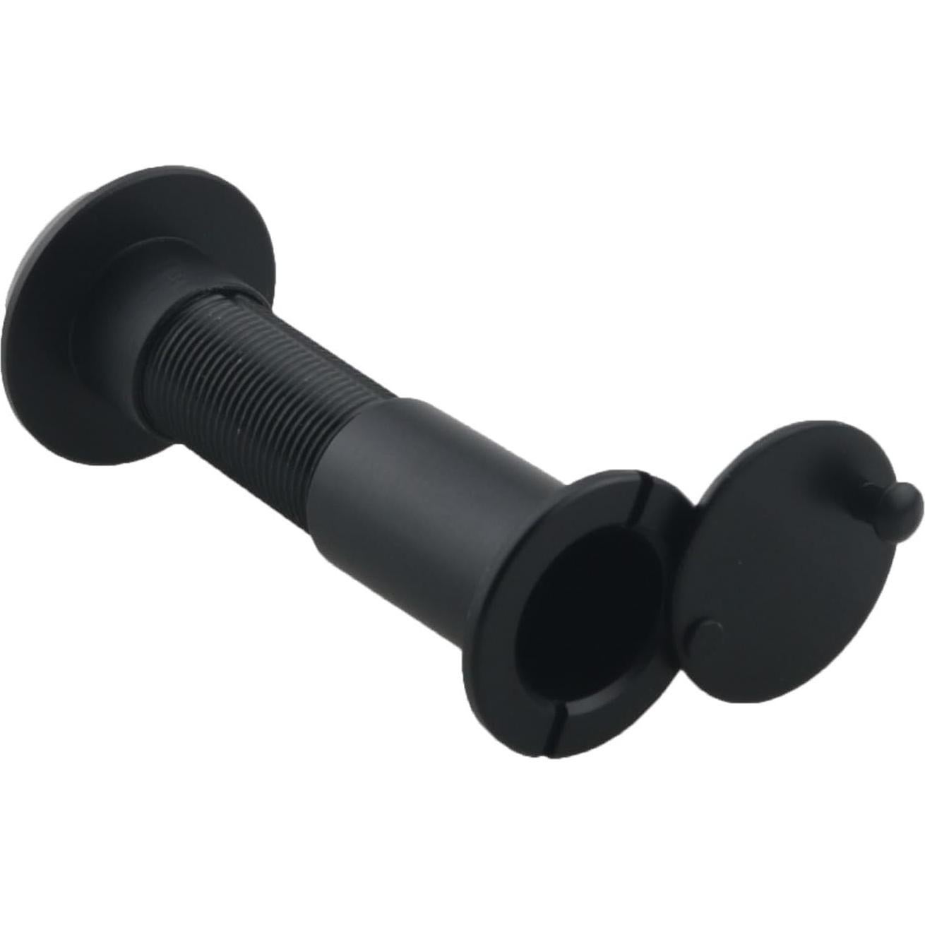 Mirador de Puerta WELWIK 180 Grados Ajustable Seguridad Negro