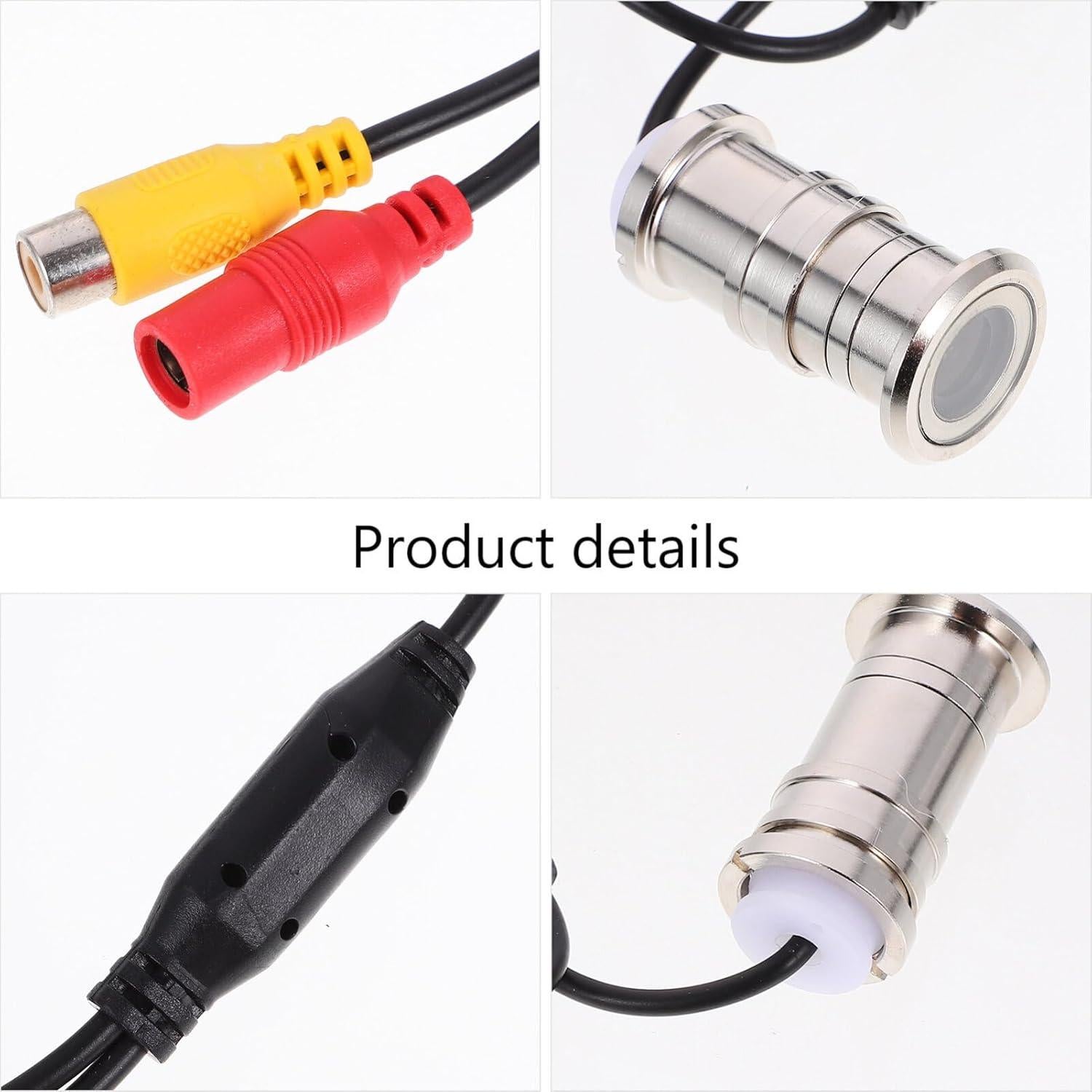 Cámara de Video Ojo de Puerta Genérico 1080p Metal 60x2.2cm