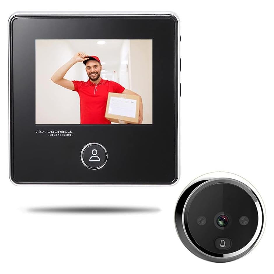 Visor Digital de Puerta NAIERDI 3" LCD con Visión Nocturna IR