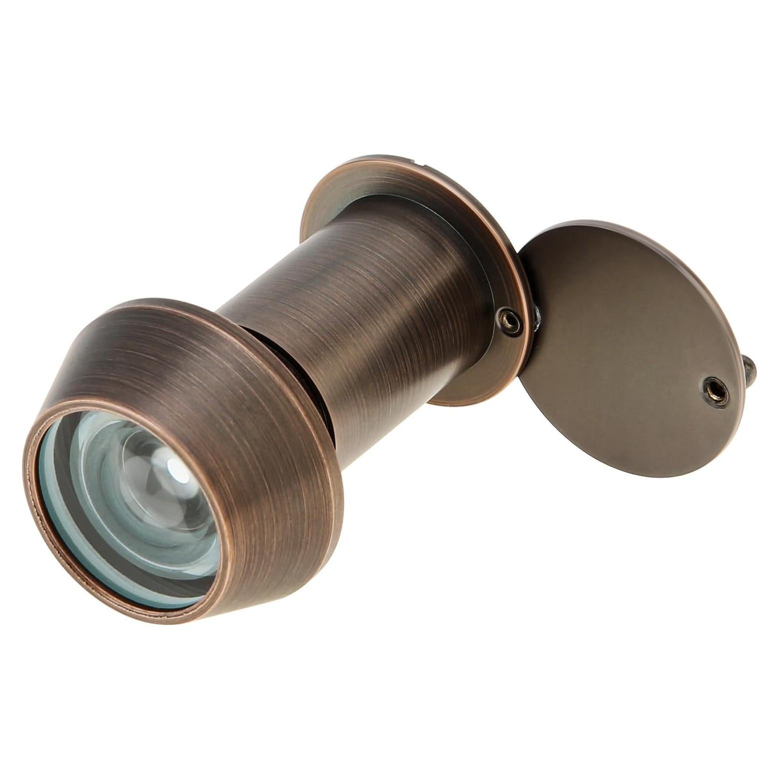 Mirilla de Puerta Latón Sólido 220 Grados Bronce Aceitado