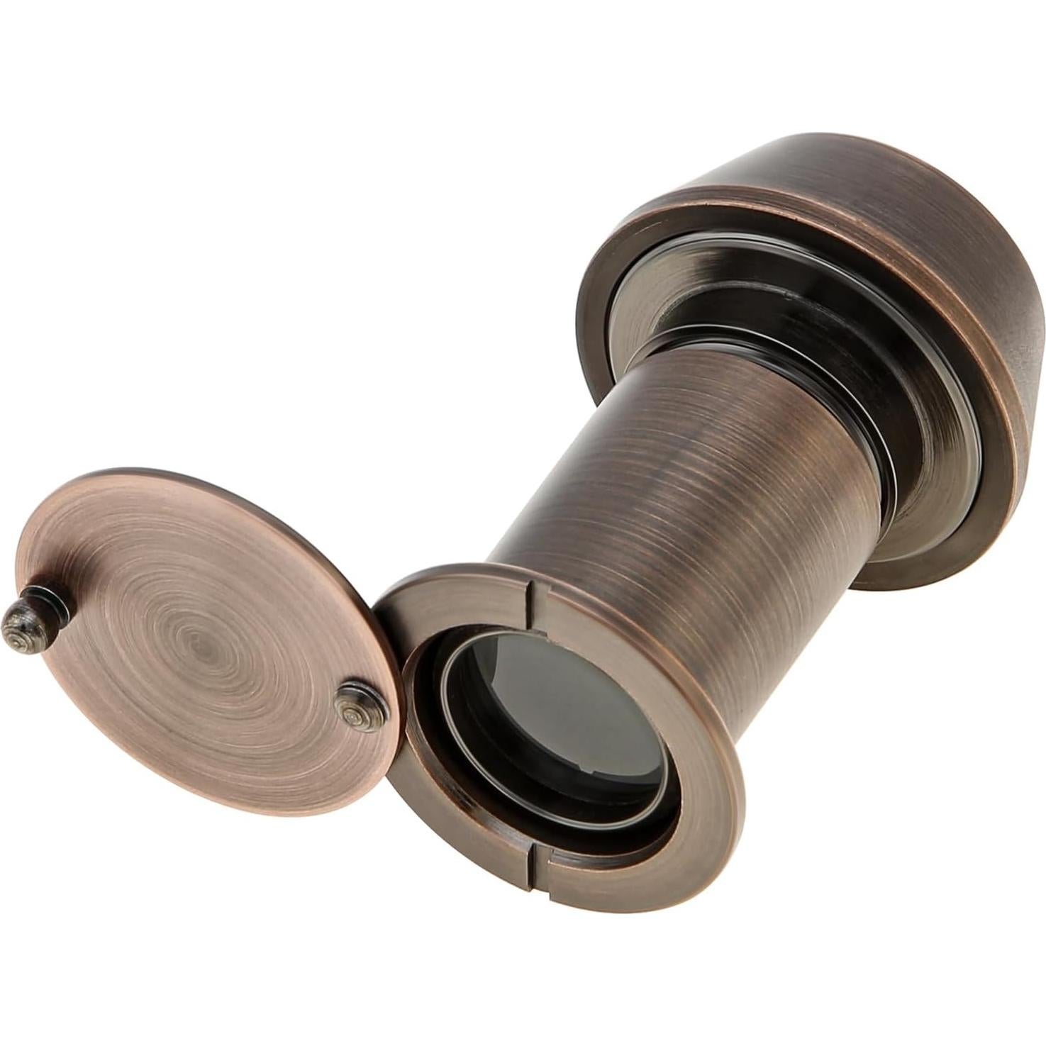 Mirilla de Puerta Latón Sólido 220 Grados Bronce Aceitado