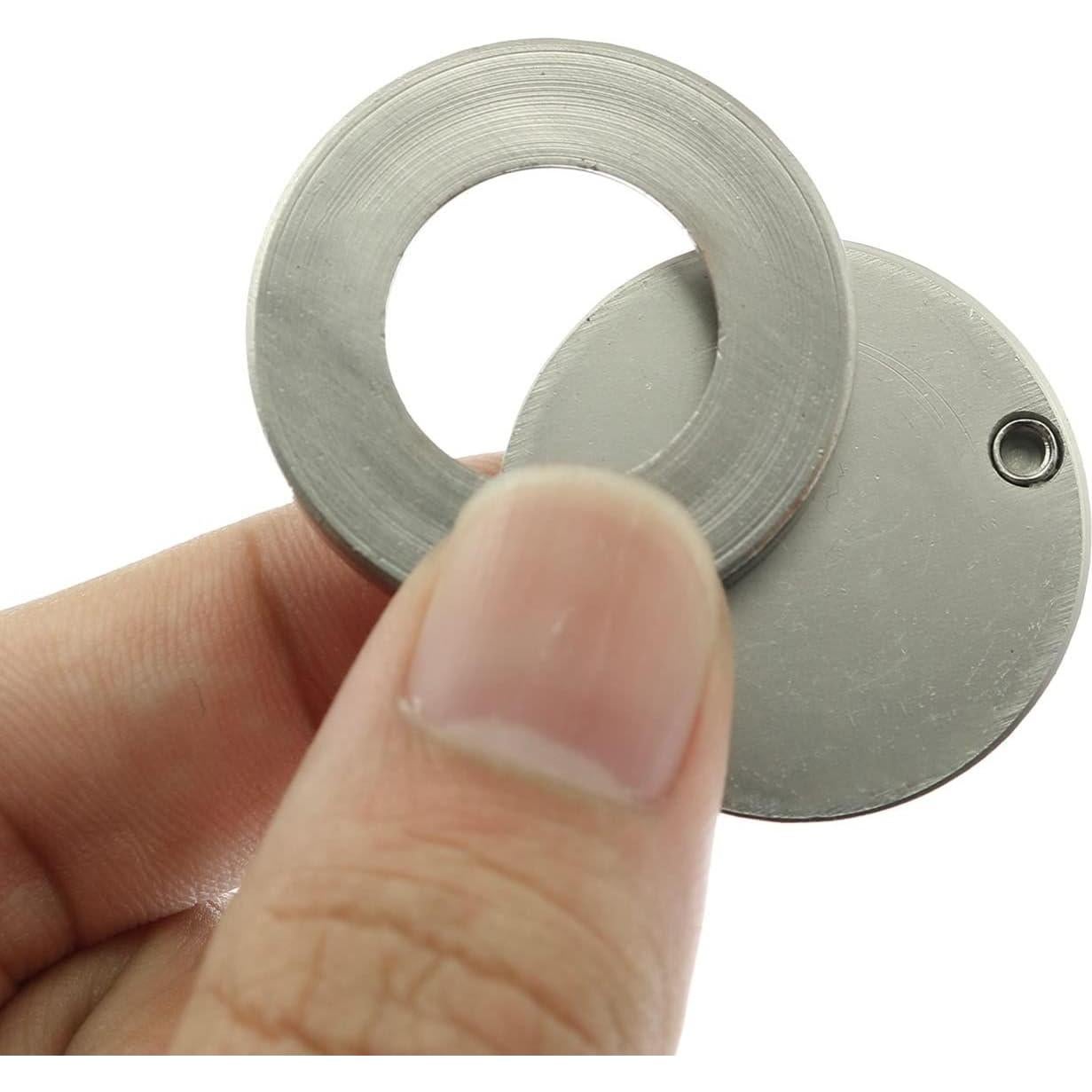 Cubierta de Privacidad Maxmoral para Mirilla de Latón Plateado