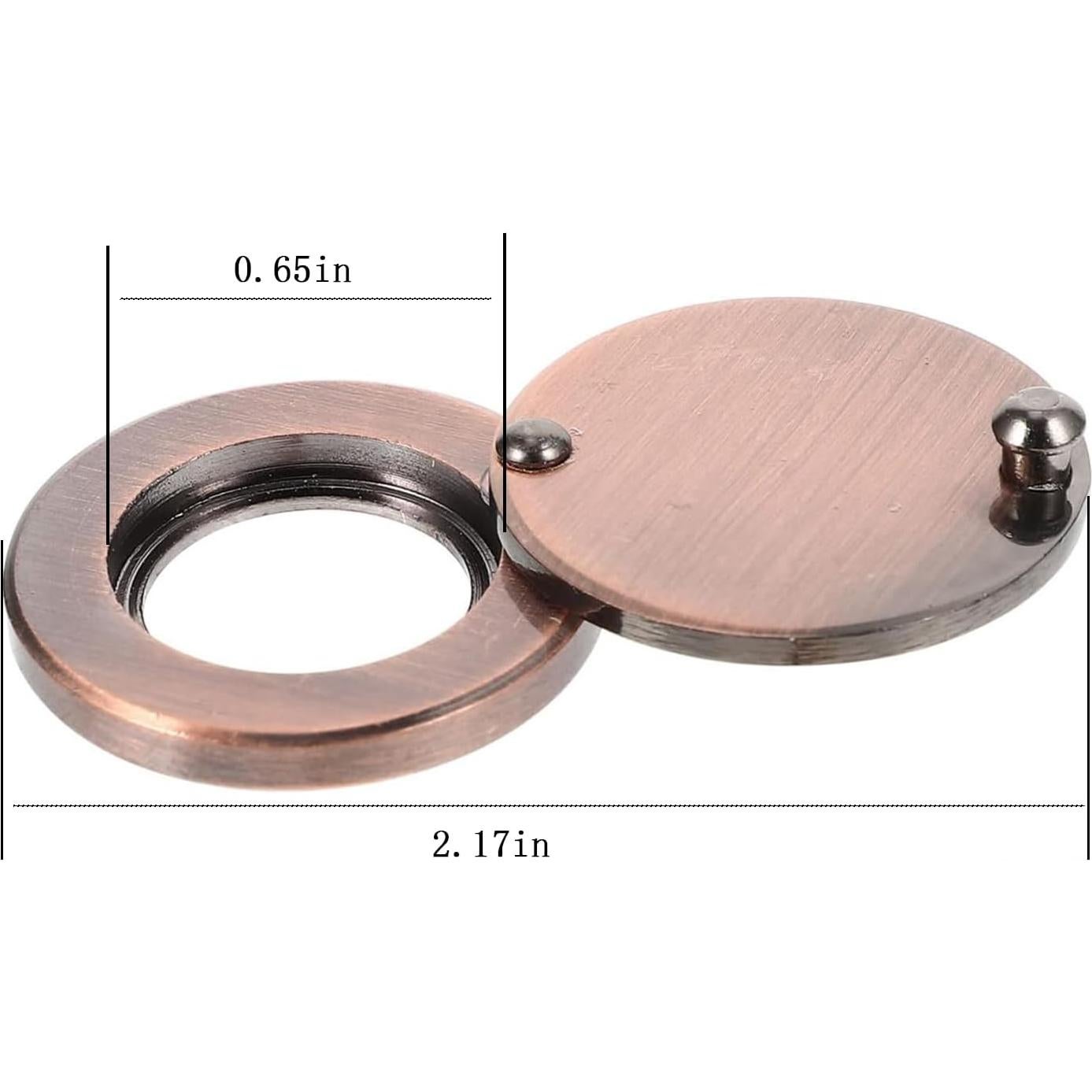 Cubierta de Mirilla Fanshuge Negro Mate - Protección Privacidad