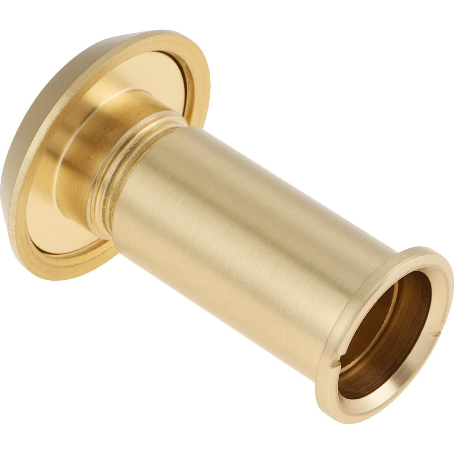 Mirilla de Puerta Dorado Satinado 200 Grados con Broca 16mm
