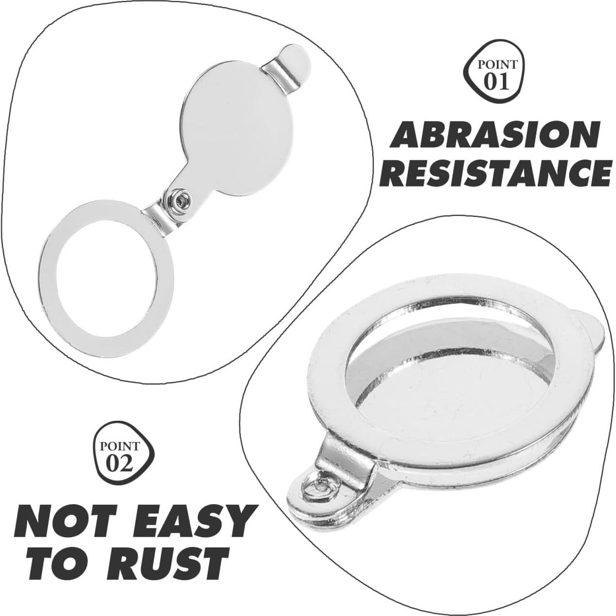 Cubierta de Mirilla de Privacidad HOMSFOU 4 Piezas Cobre