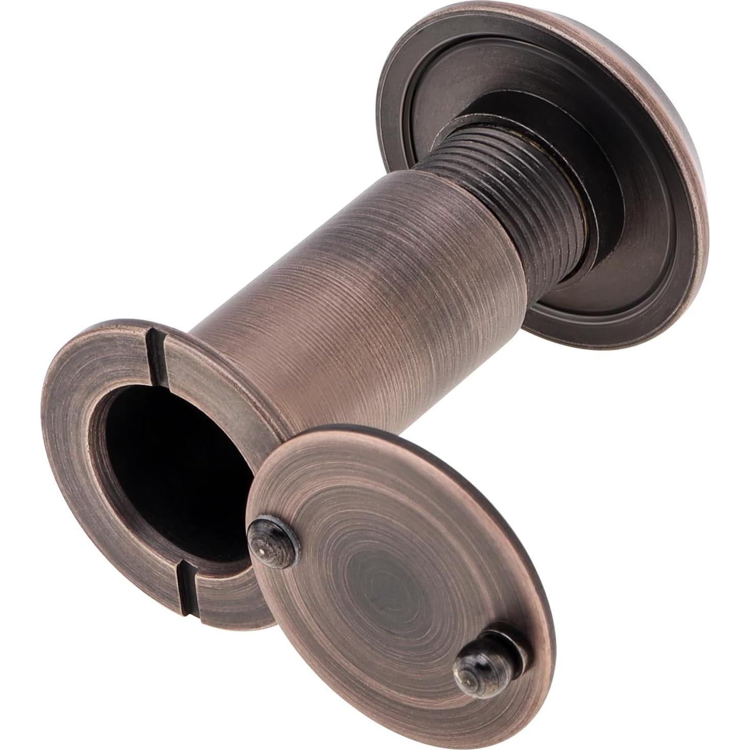 Mirilla de Puerta de Latón Sólido 200 Grados con Privacidad