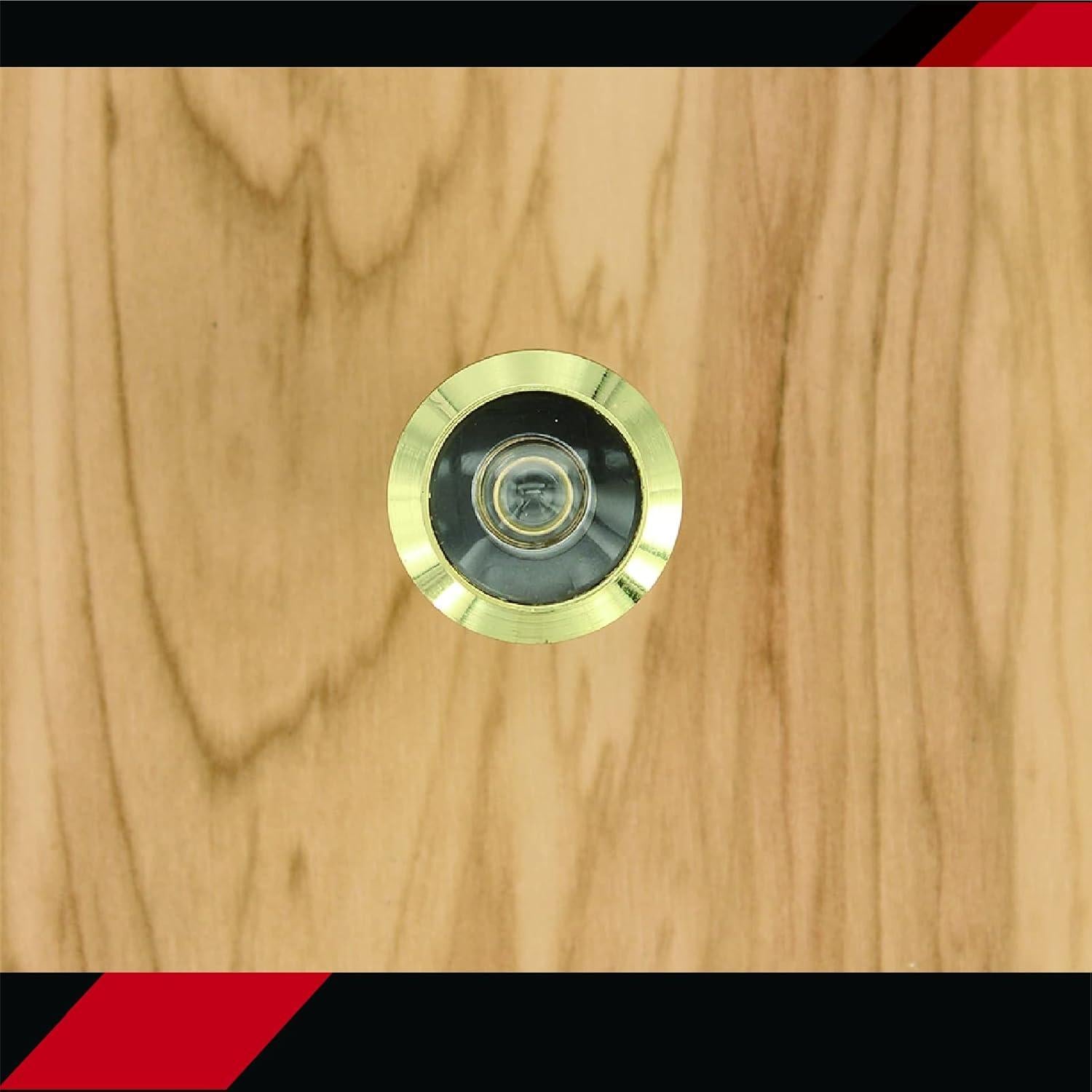 Visor de puerta HD 180° Wenzhou de latón brillante