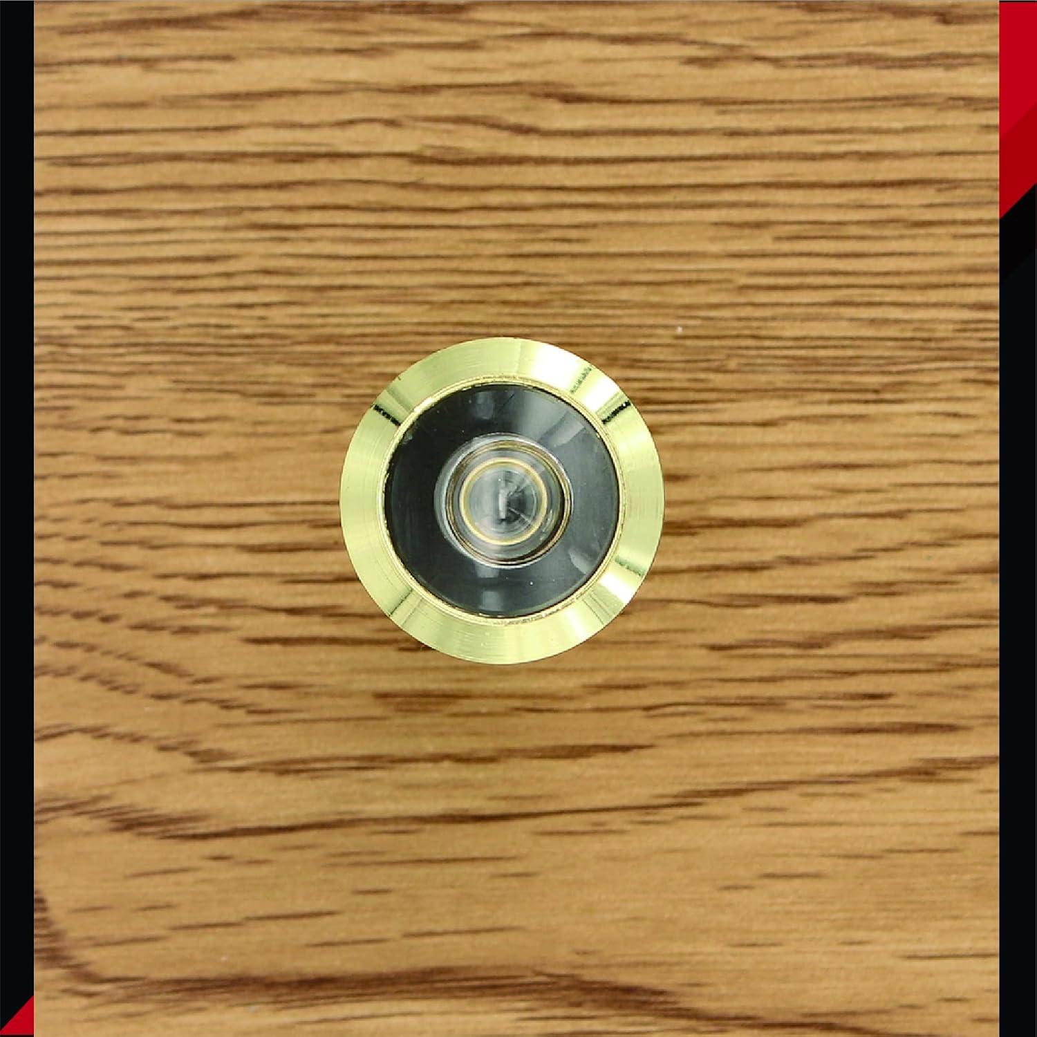 Visor de puerta HD 180° Wenzhou de latón brillante