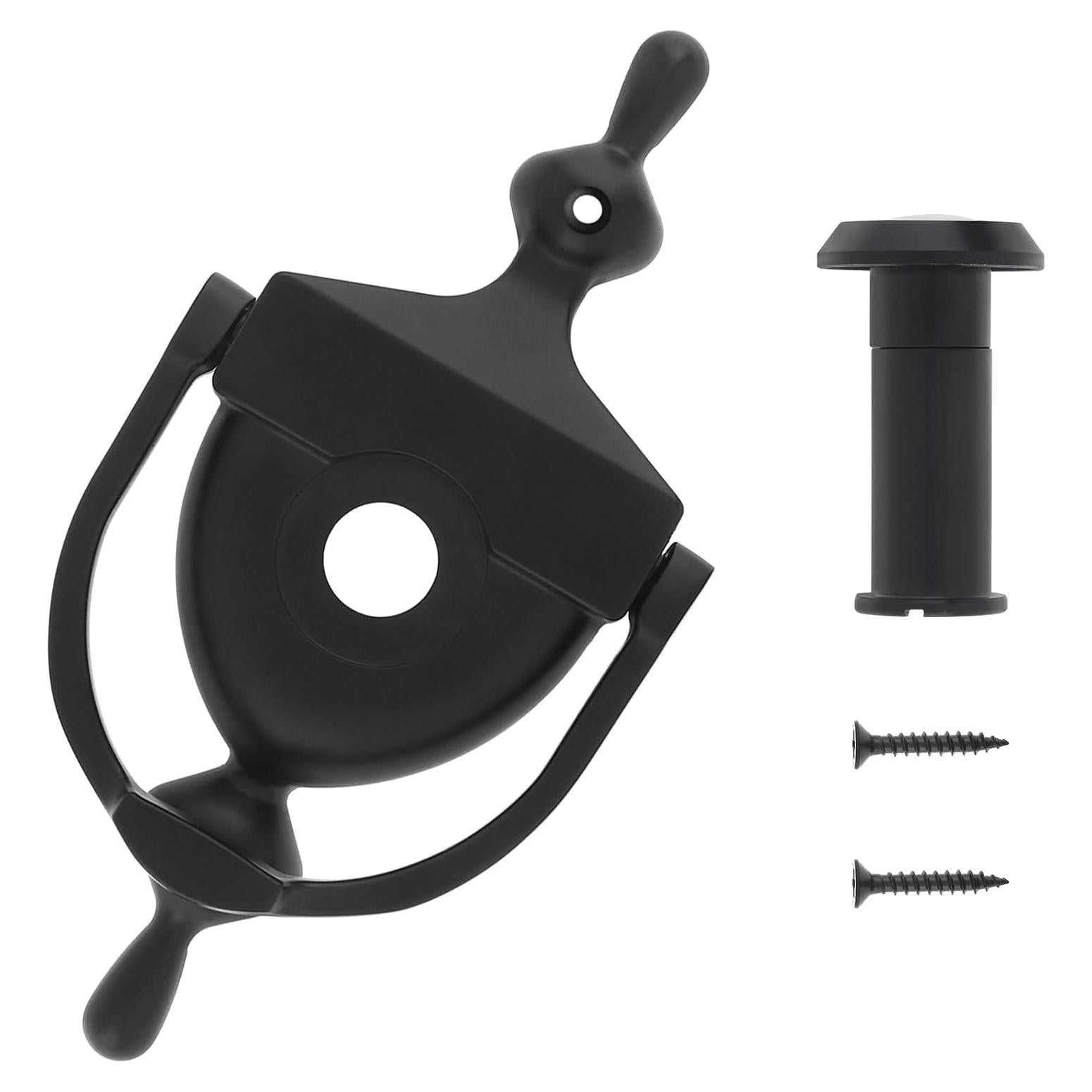 Mirador de Puerta HOJLKLD 15.24 cm Negro 180° Visión