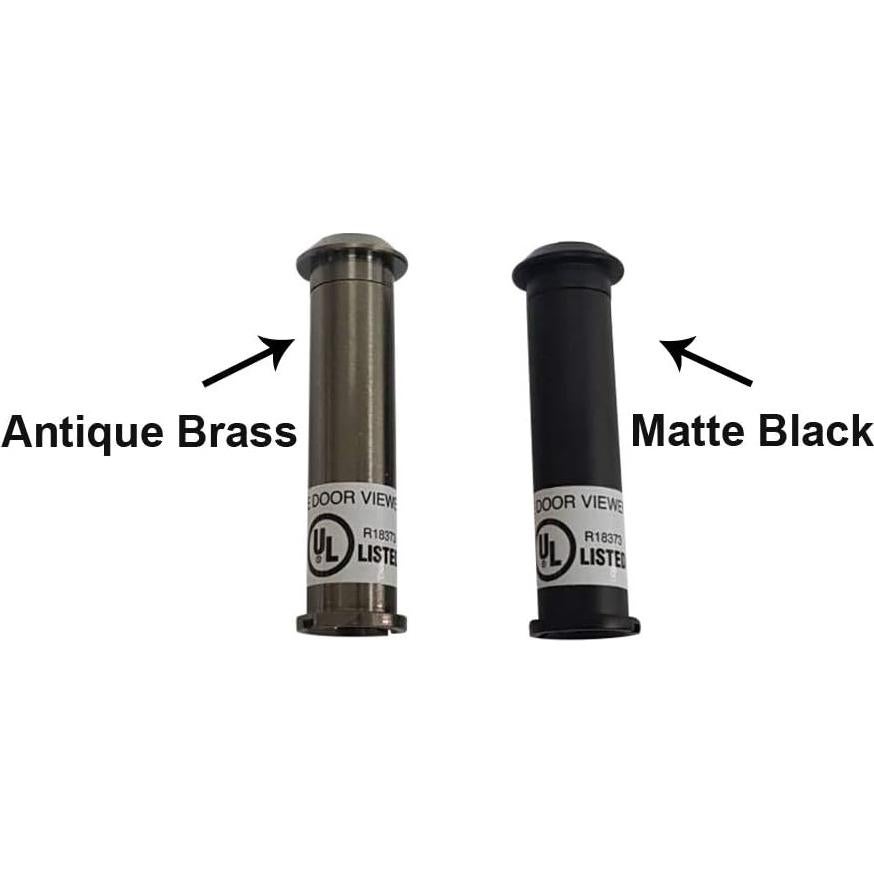 Agujero de puerta bronce QCAA tipo cuerda 18.7 cm con visor 160°