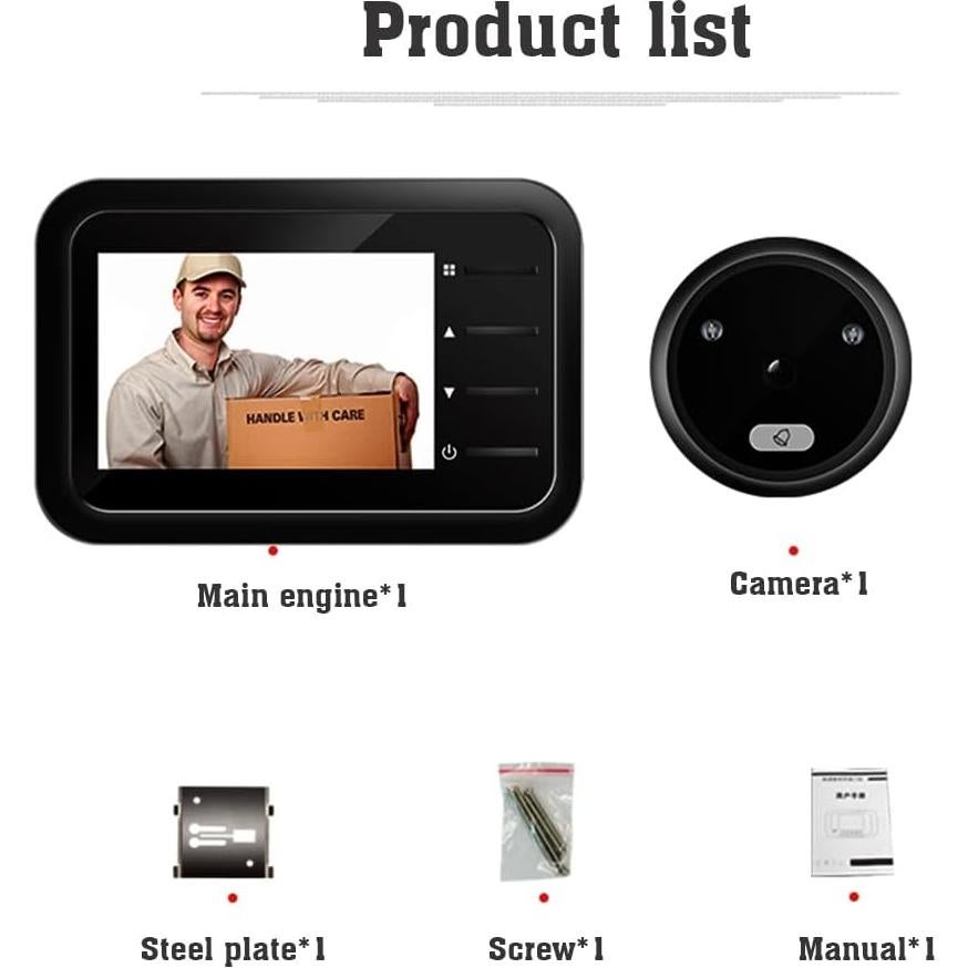 Timbre Digital de Video Splenssy R11 con Pantalla LCD 2.4"