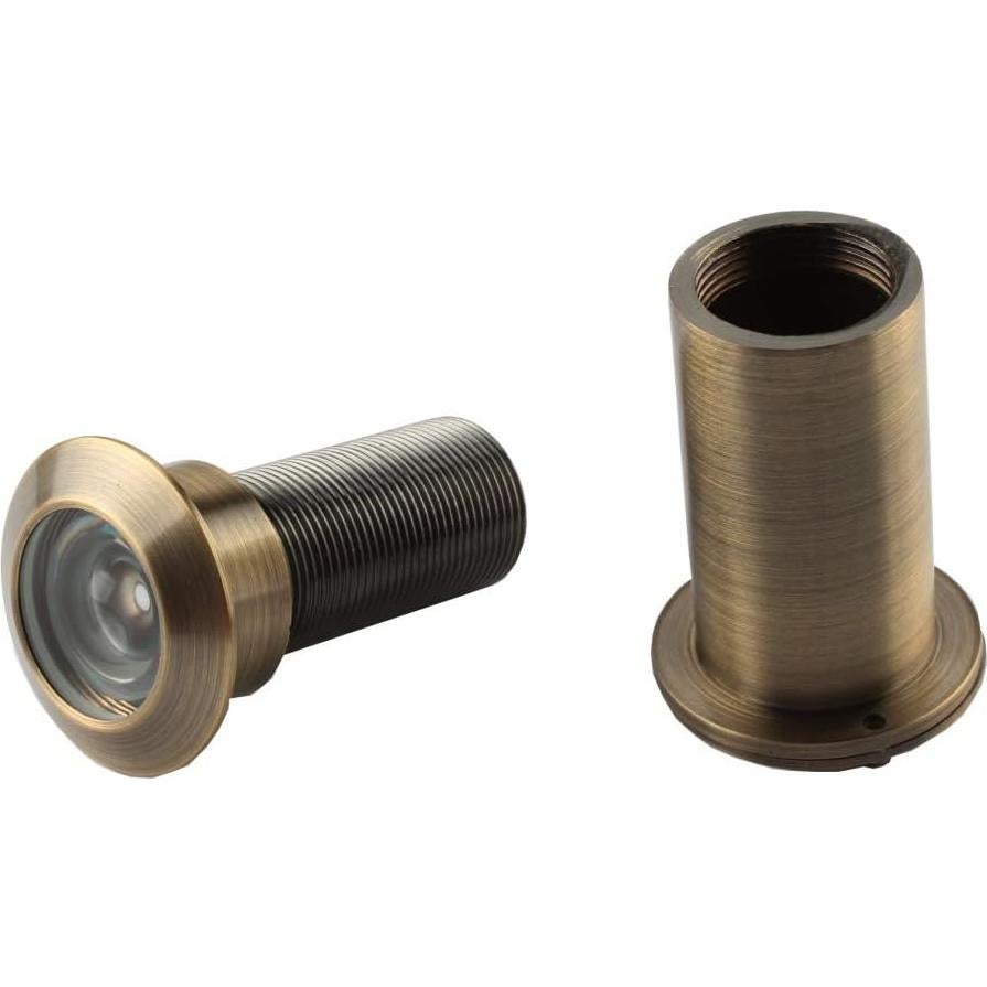 Mirador de Puerta de Seguridad MuLuo 220 Grados Latón 28mm Bronce Verde