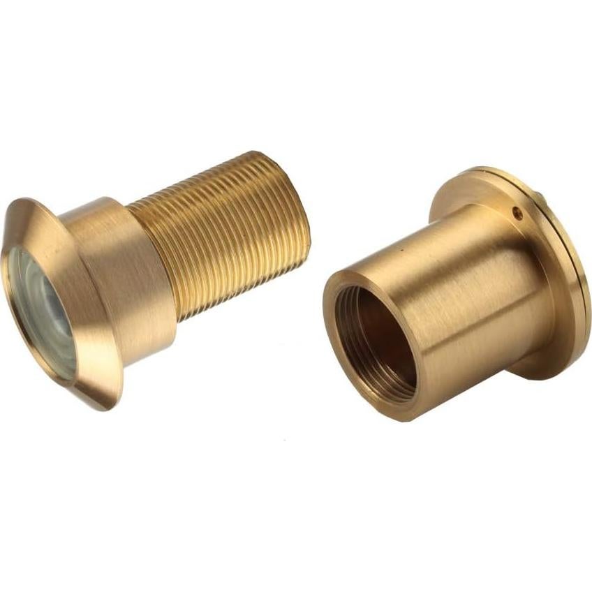 Mirador de Puerta de Seguridad Muluo 220° Latón Dorado 28mm