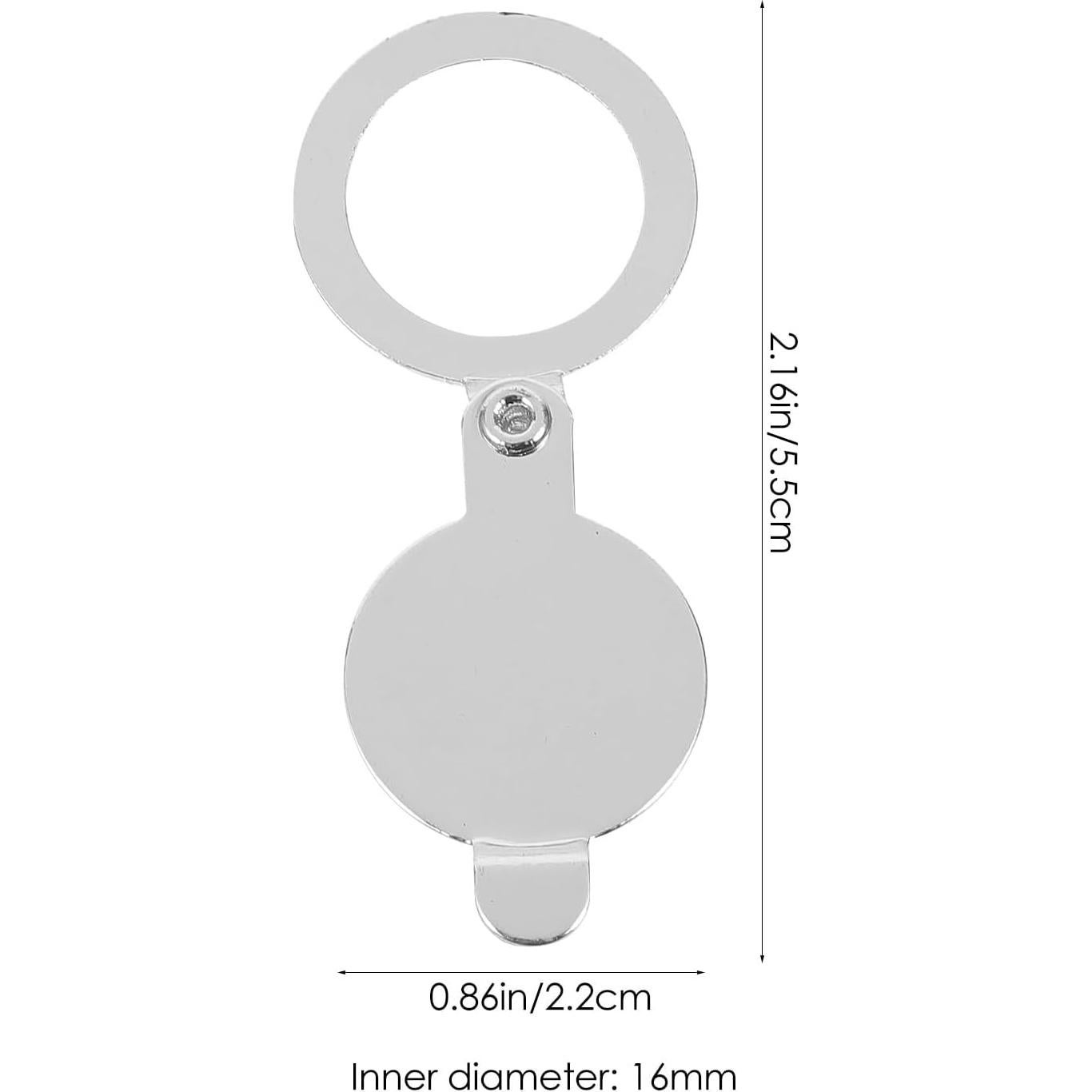 Cubierta de Mirilla de Puerta BESTOYARD 4 Piezas Cobre 5.49cm
