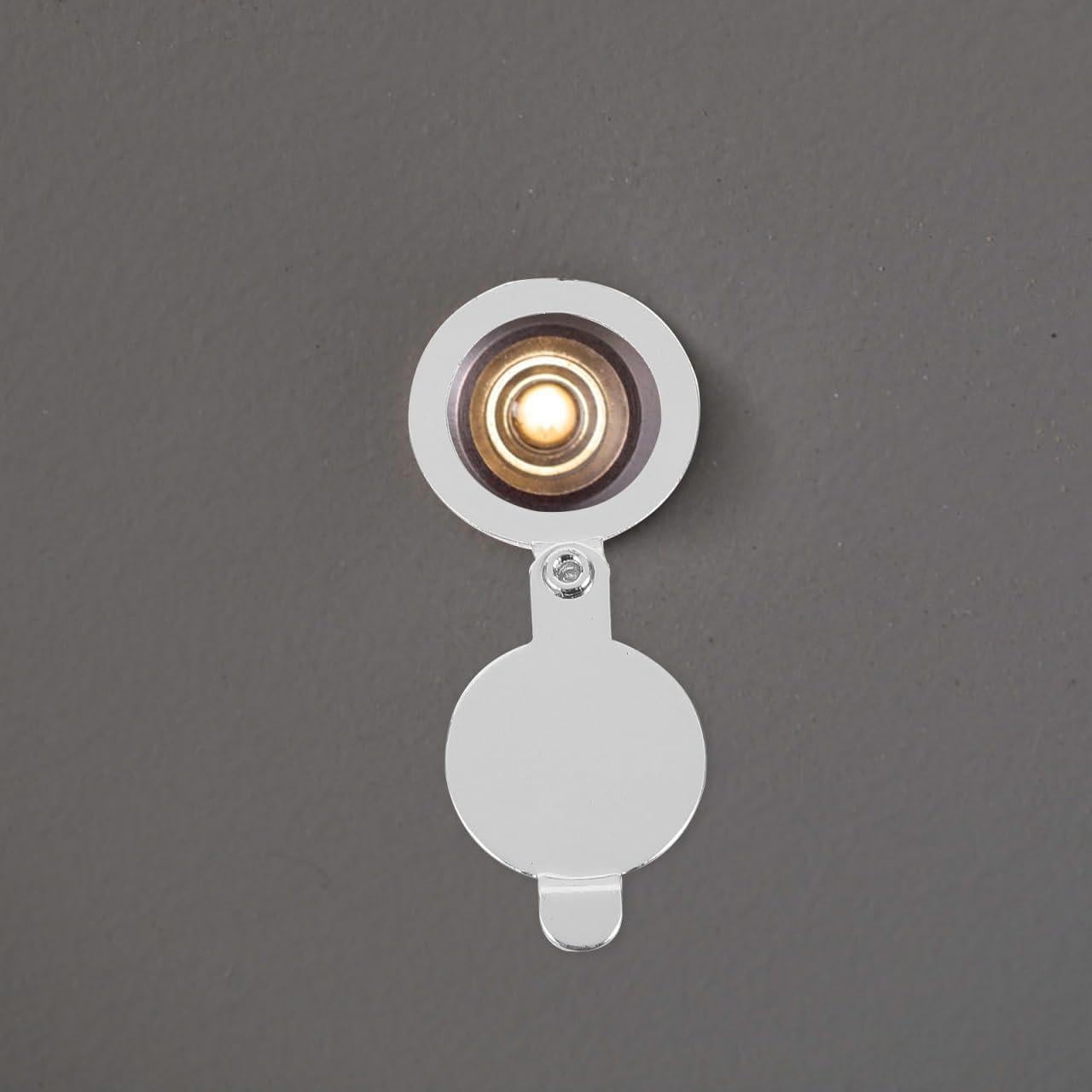 Cubierta de Mirilla de Puerta BESTOYARD 4 Piezas Cobre 5.49cm