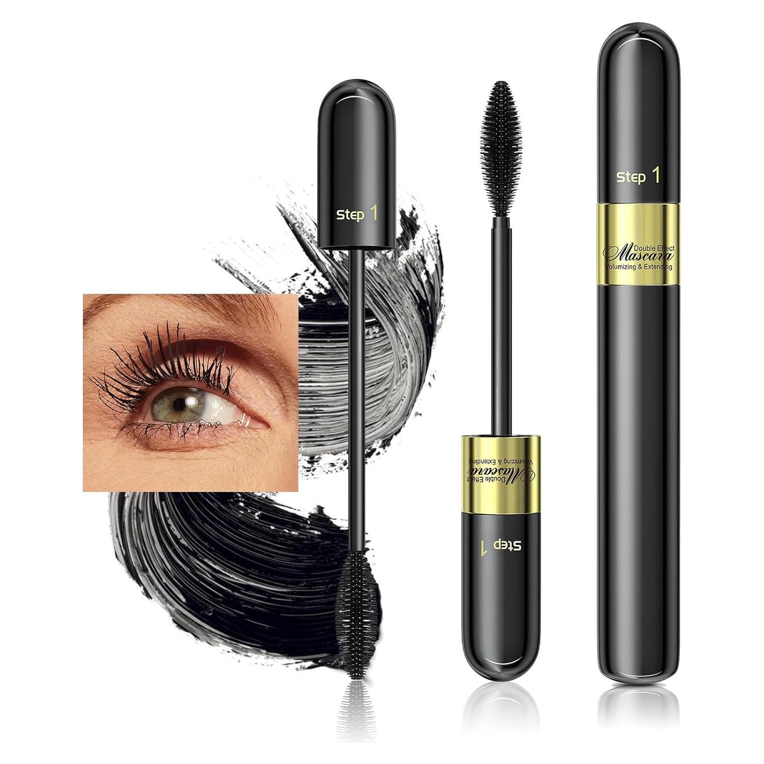 Máscara 2-en-1 Ihrlpxkc para Pestañas Largas y Voluminosas