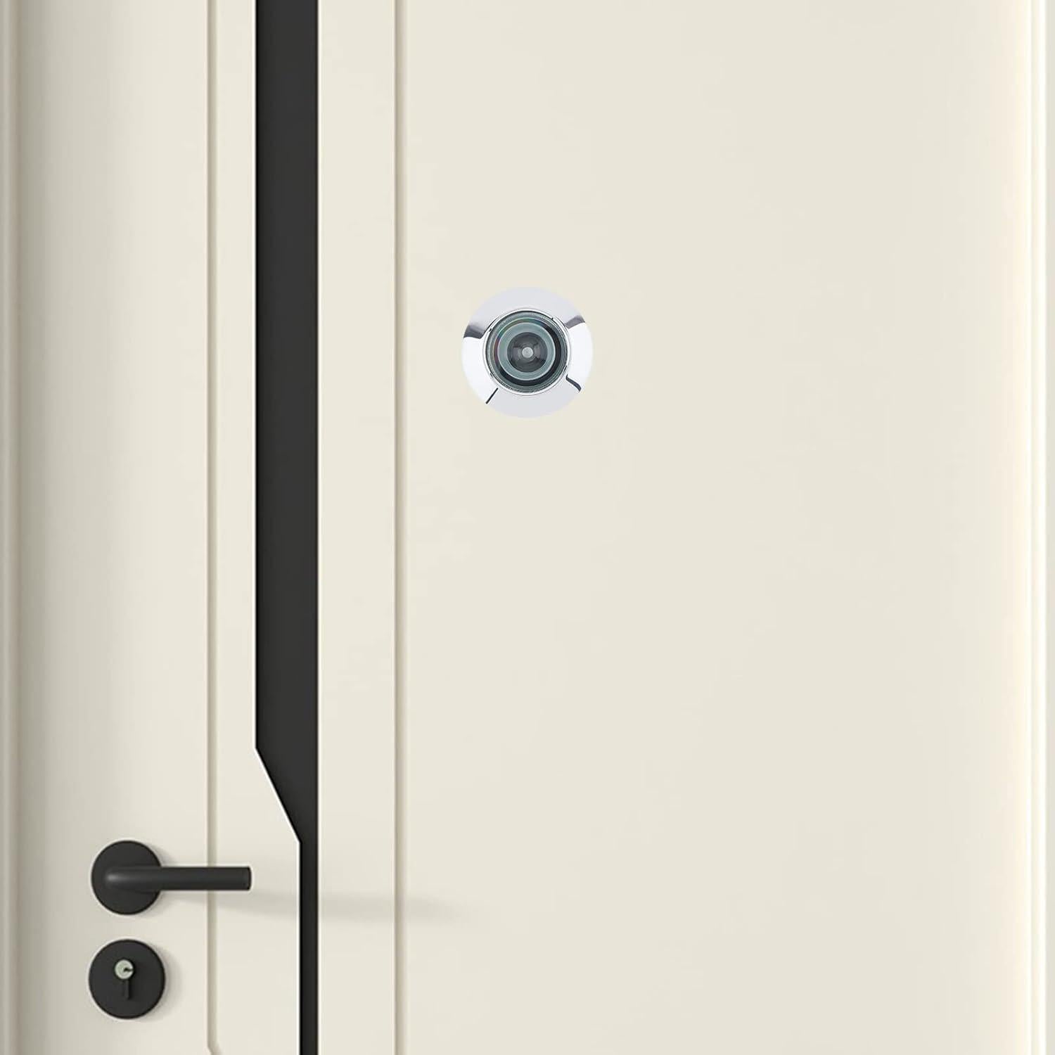 Mirador de Puerta Cromo HOJLKLD 220 Grados para Puertas 40-54mm