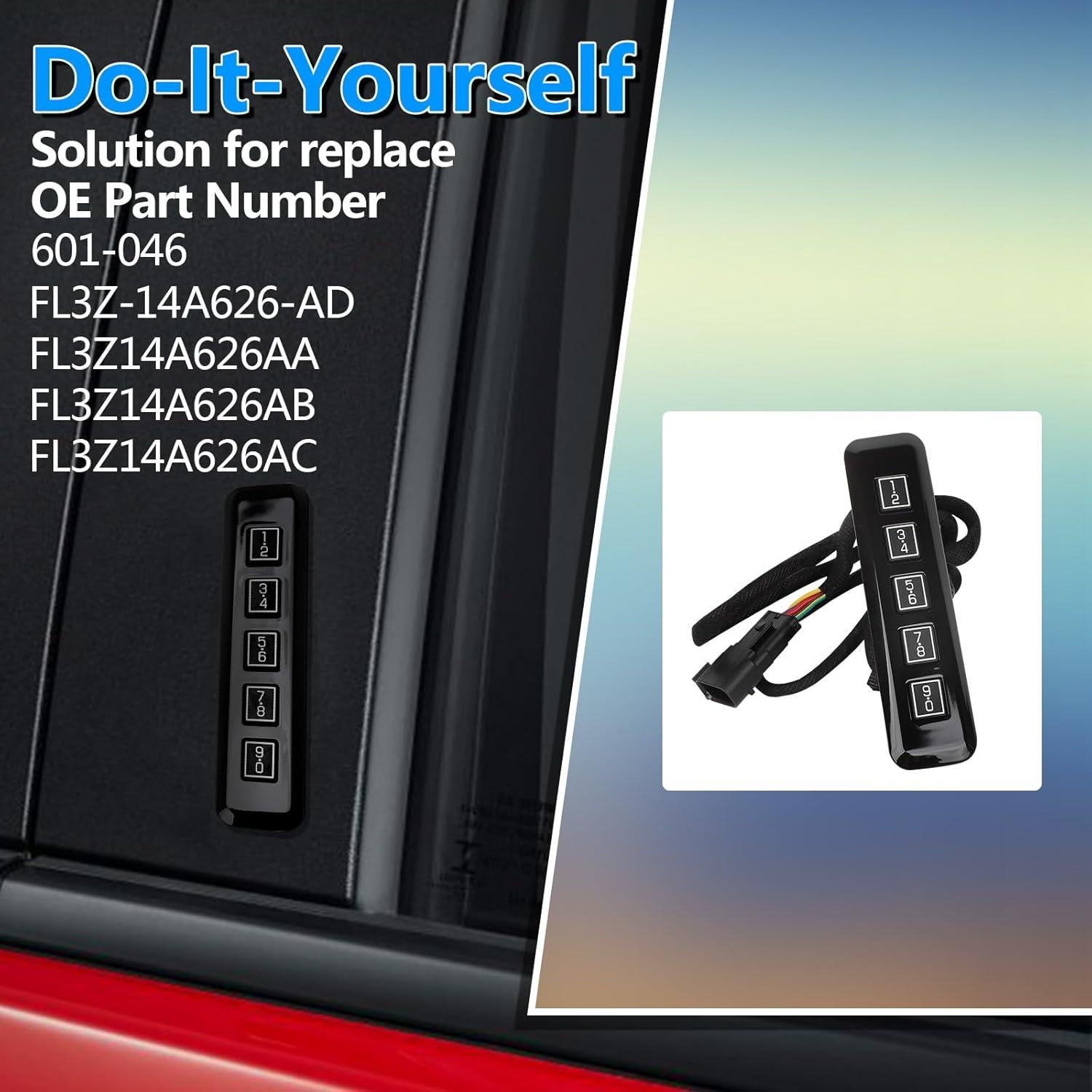 Teclado de Entrada Sin Llave B.ZSSY para Ford F150 2015-2020