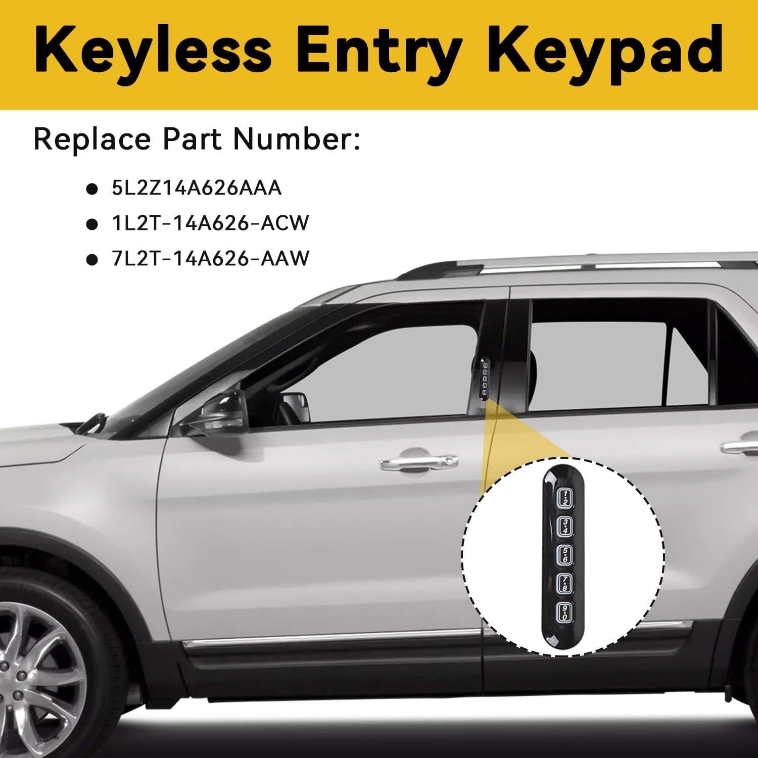 Teclado de entrada sin llave RLP para Ford Explorer 2002-2010