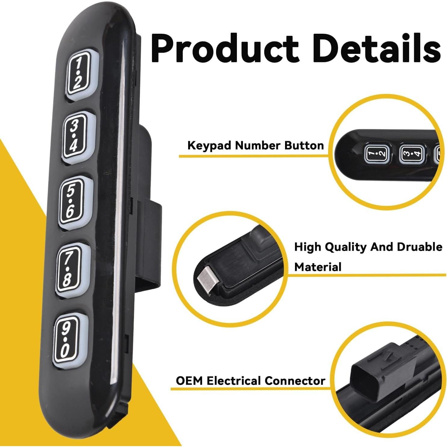 Teclado de entrada sin llave RLP para Ford Explorer 2002-2010