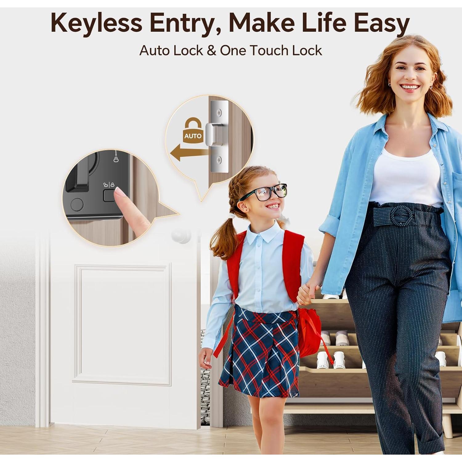 Cerradura Inteligente VCHOO SL02 Wi-Fi con Manija y App