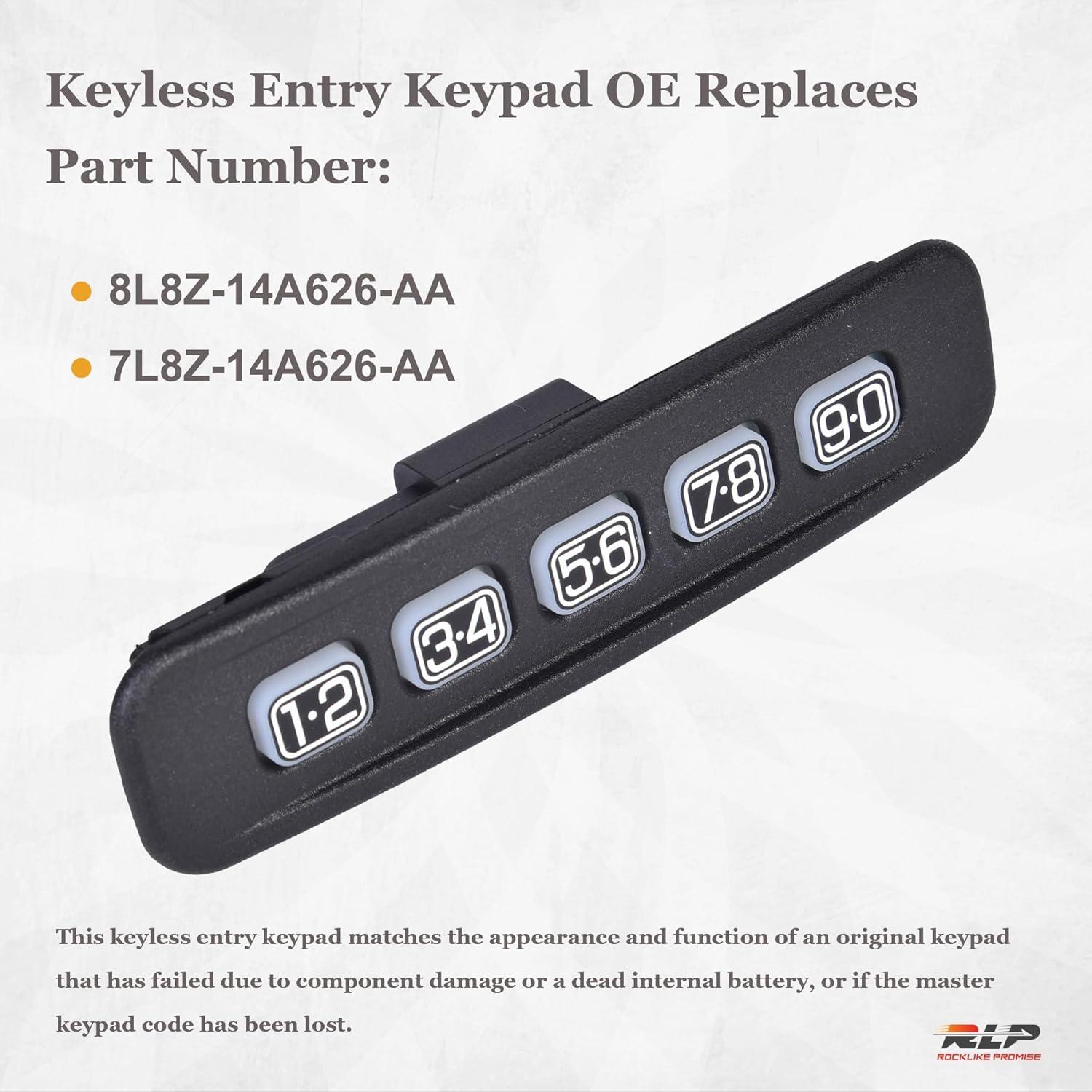 Teclado de entrada sin llave RLP para Ford y Lincoln 2001-2011