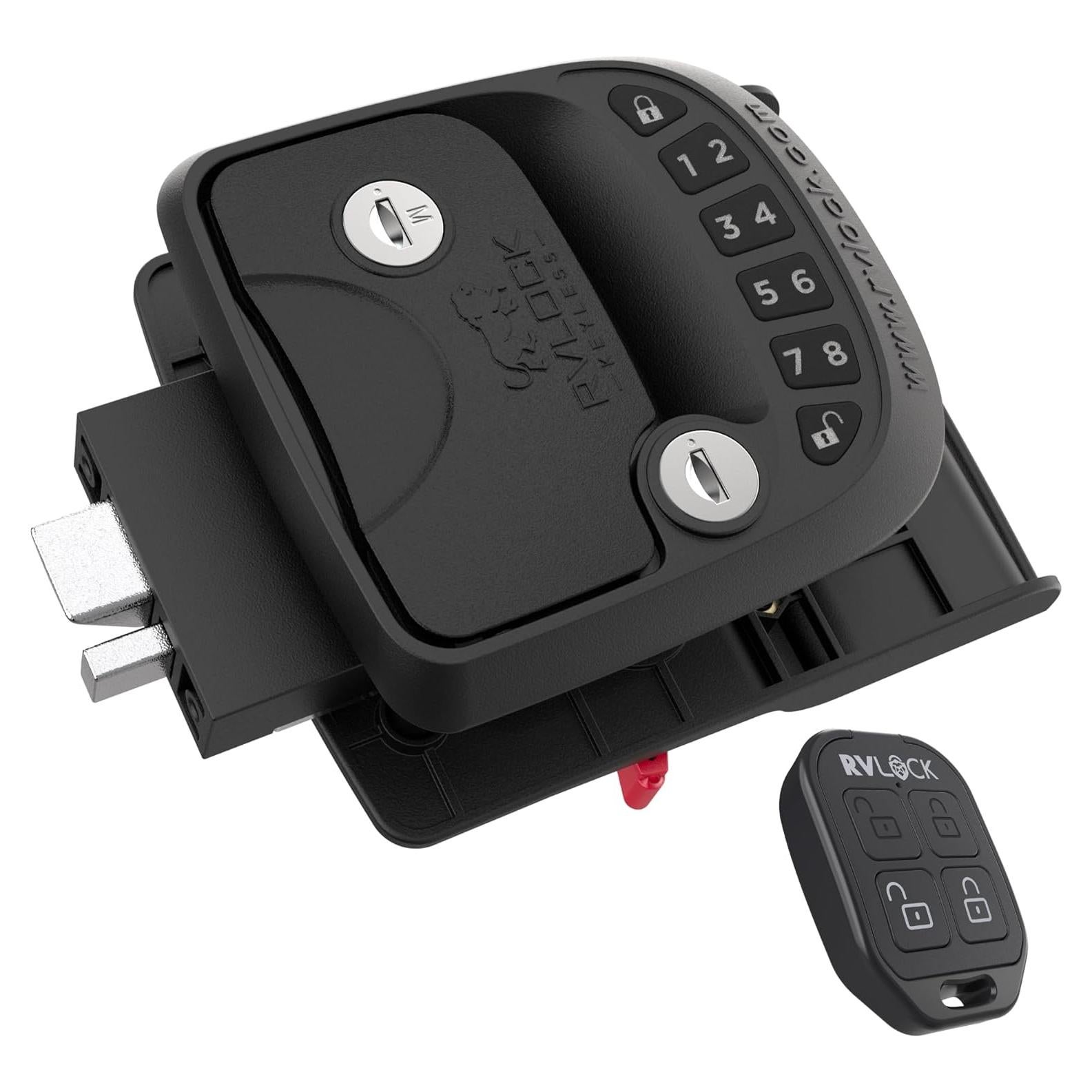 Cerradura Sin Llave RVLOCK Compacta para Trailers y Campers