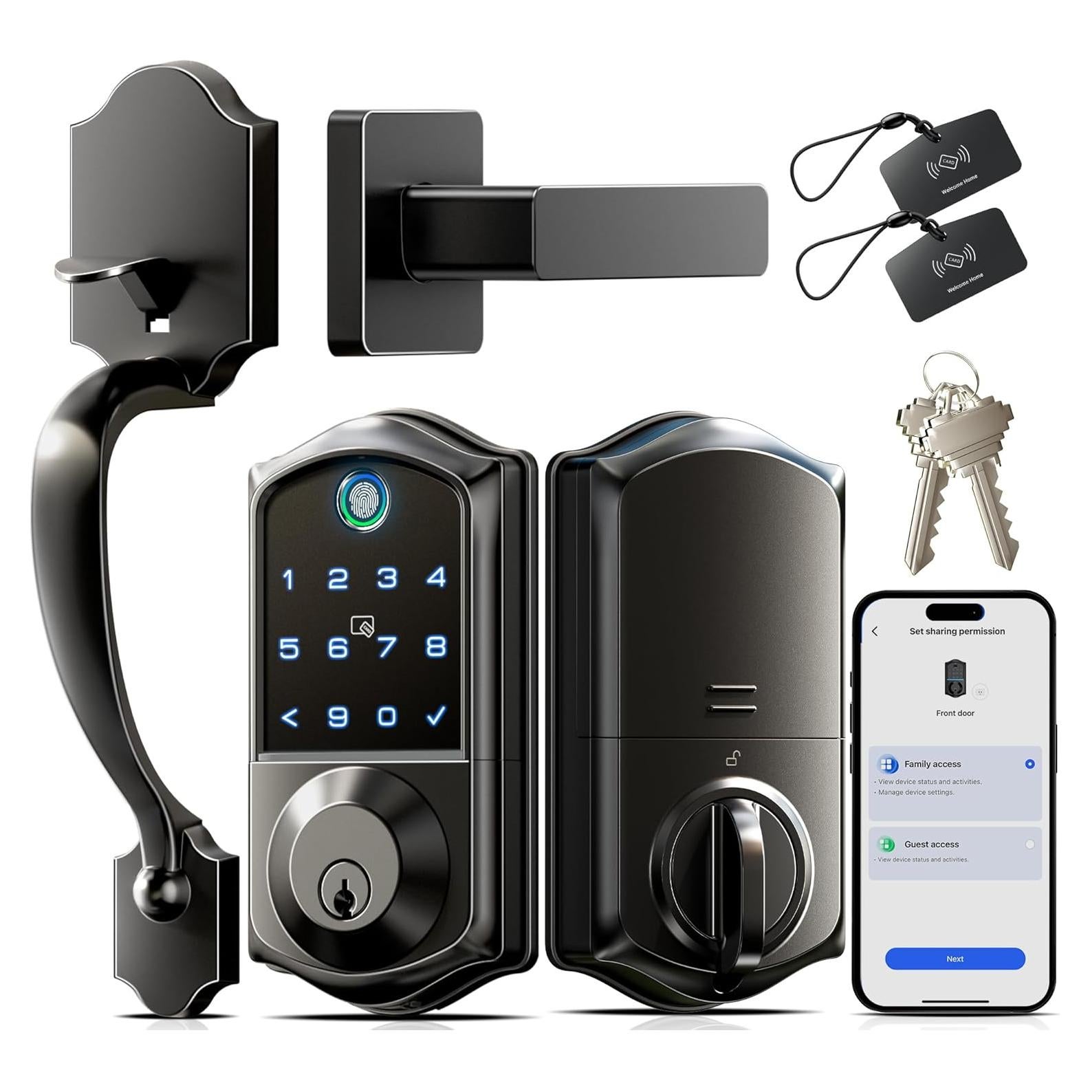 Cerradura Inteligente Veise VE017-H con Huella Dactilar y App